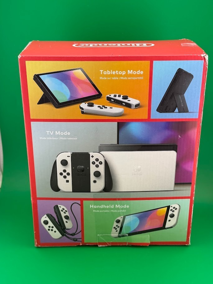 Nintendo Switch OLED Console White Joy-Con Complete in Box