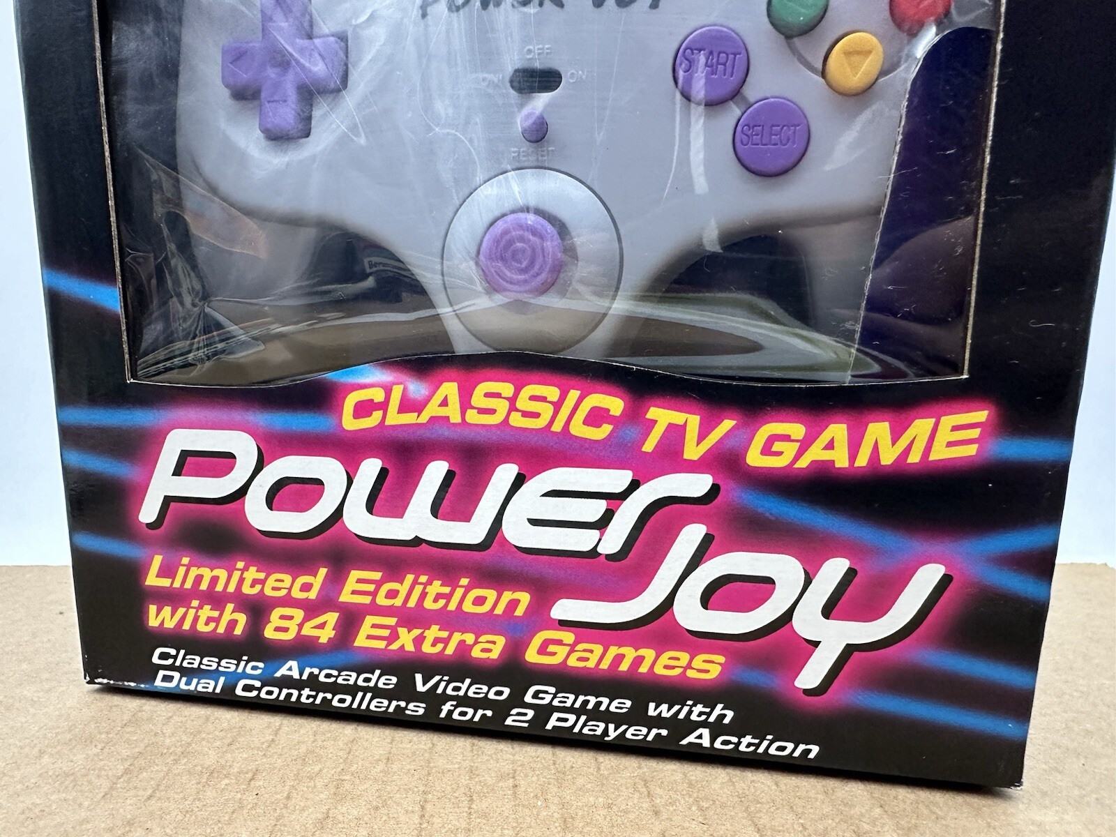 Power Joy Game Plug & Play 2 Controllers / Cartridge TV Gam -Sealed Rare!! New