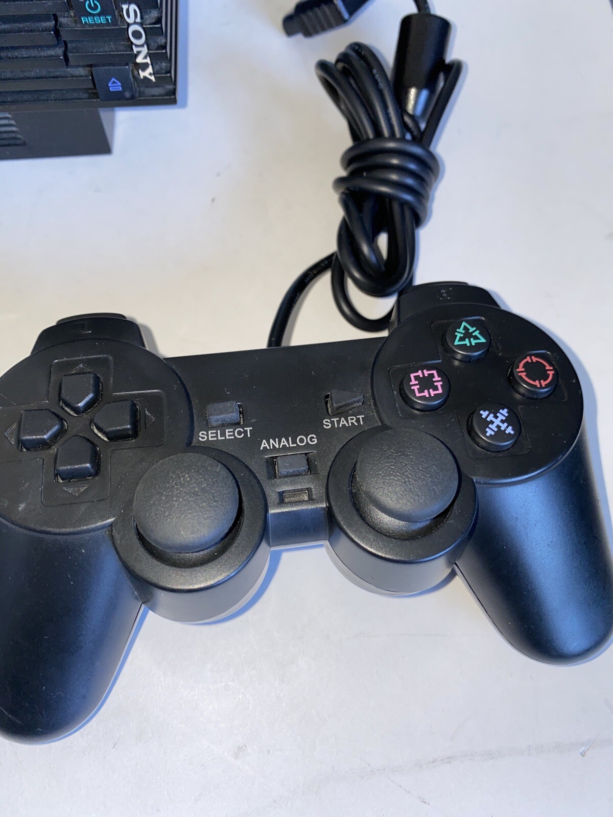 Playstation 2 Console Sony PS2 SCPH-39001 1 Controllers A/V Power Cable – Tested