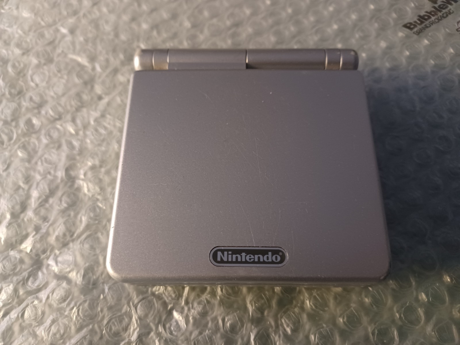 Nintendo Gameboy Advance SP GBA SP Silver/Silver