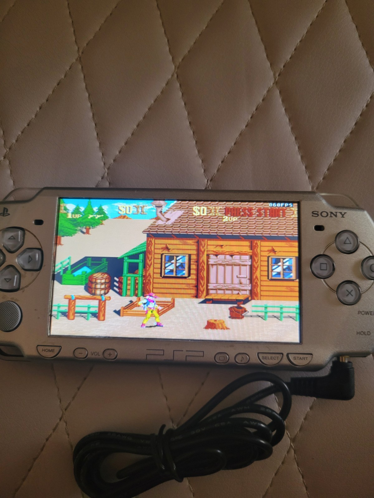 Sony PSP-2001 Silver Handheld System Console UMD NTSC