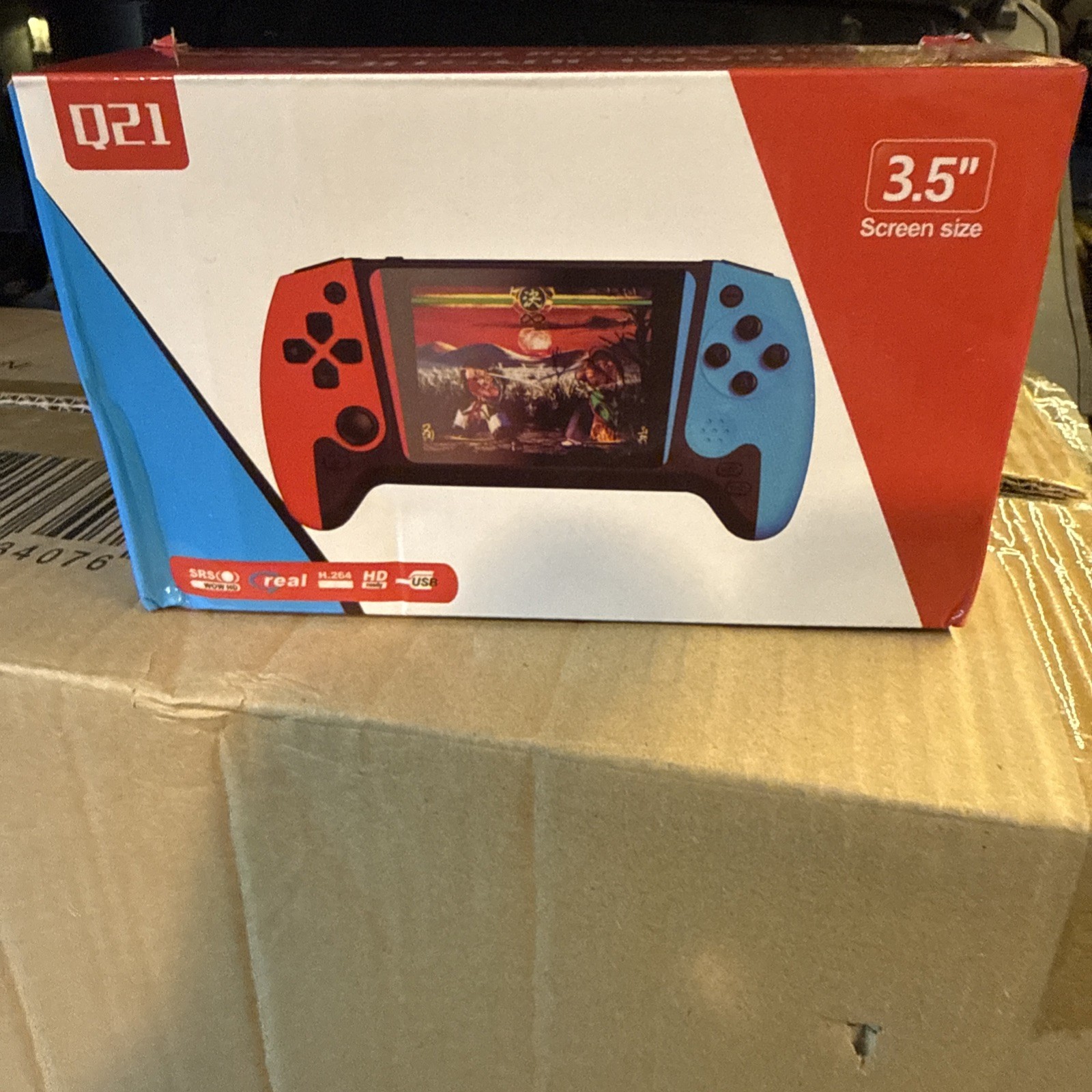 Q21 Remote Sensing Game Console With 500 Classic Built In Games new open box
