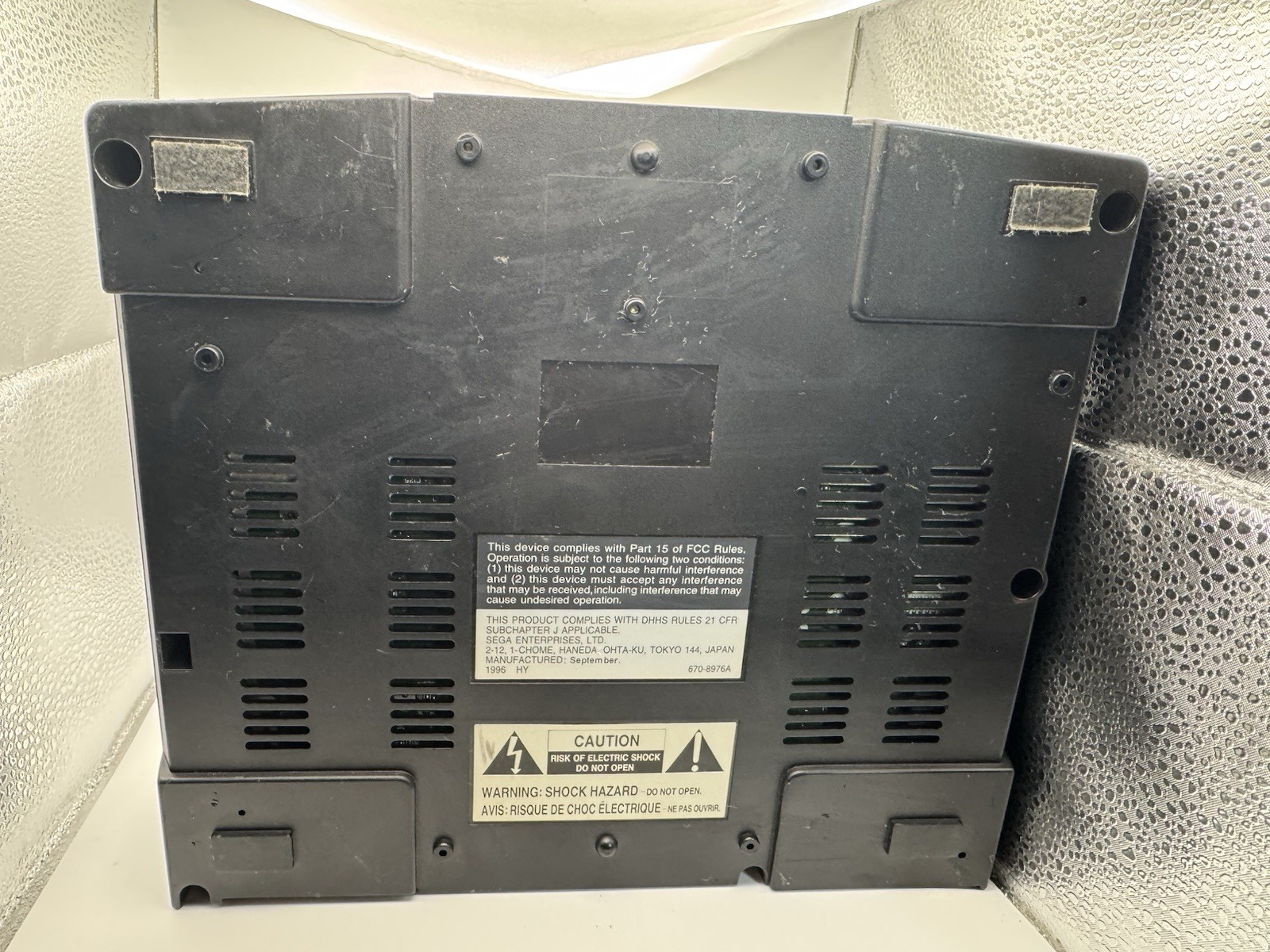 SEGA Saturn Model MK-80000 CONSOLE ONLY FOR PARTS OR REPAIR UNTESTESTED
