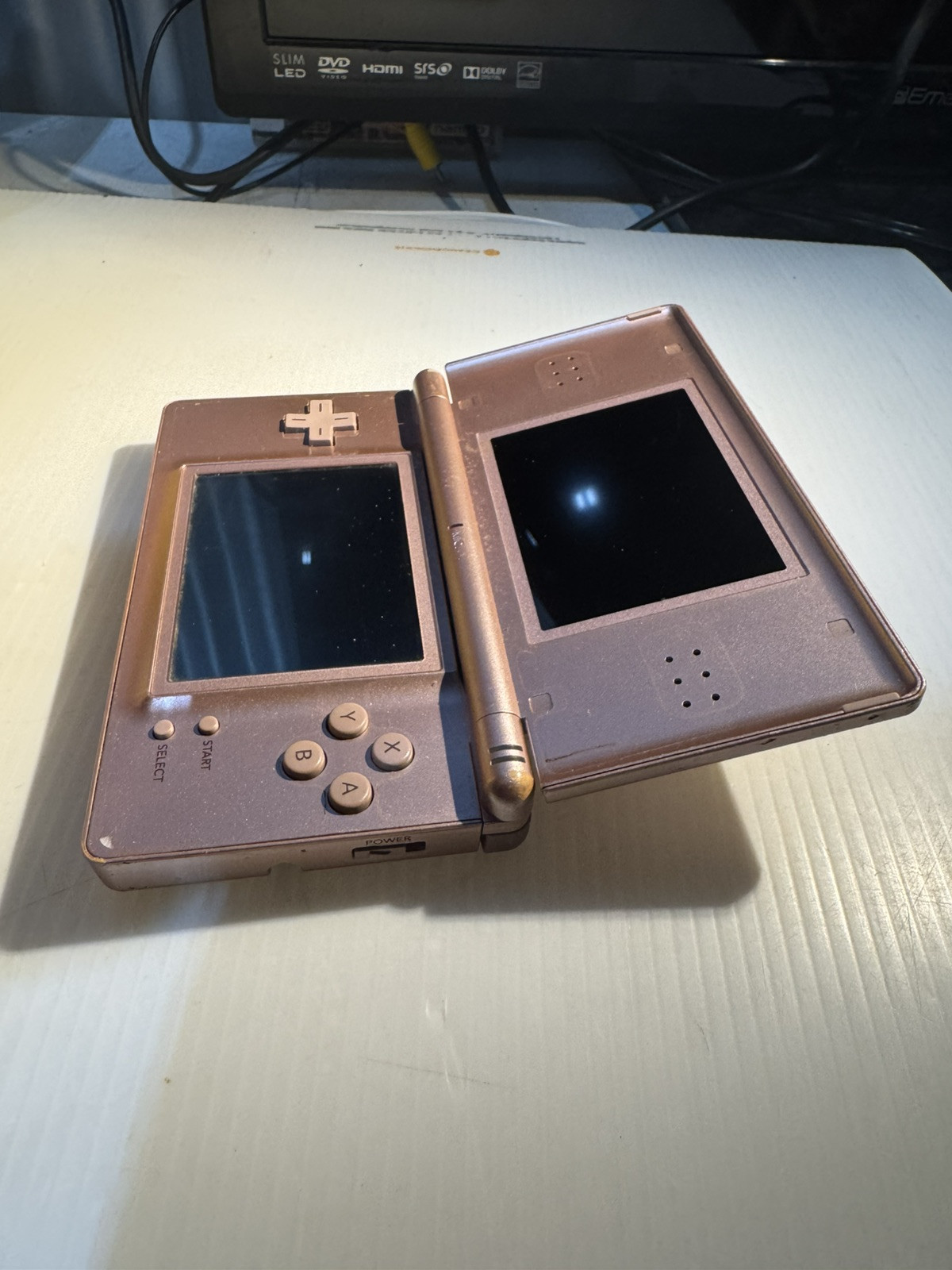 Nintendo DS Lite Video Game Console – Metallic Rose – Charger Included