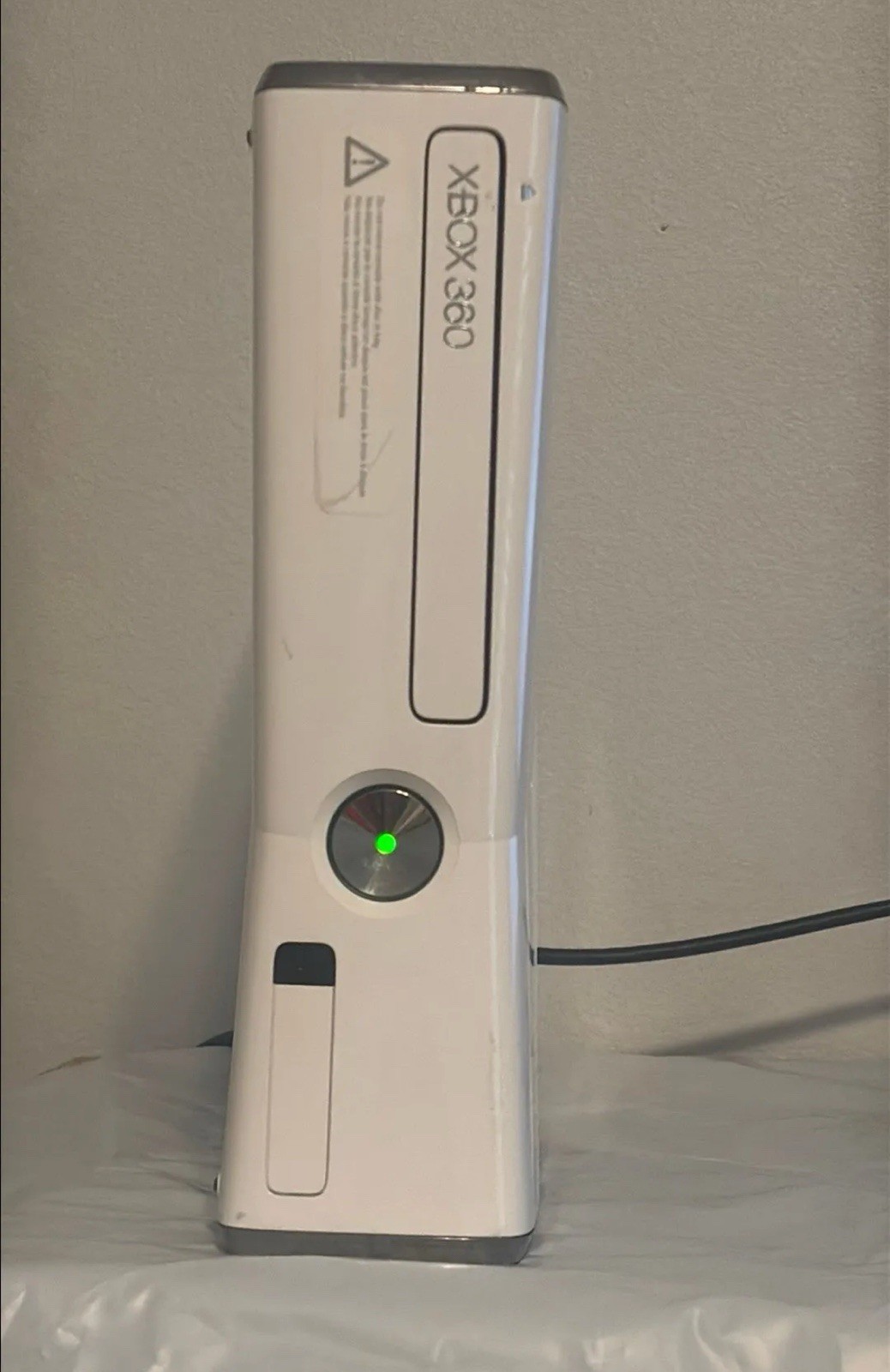 Microsoft Xbox 360 S Video Game Console – White Tested! Working!