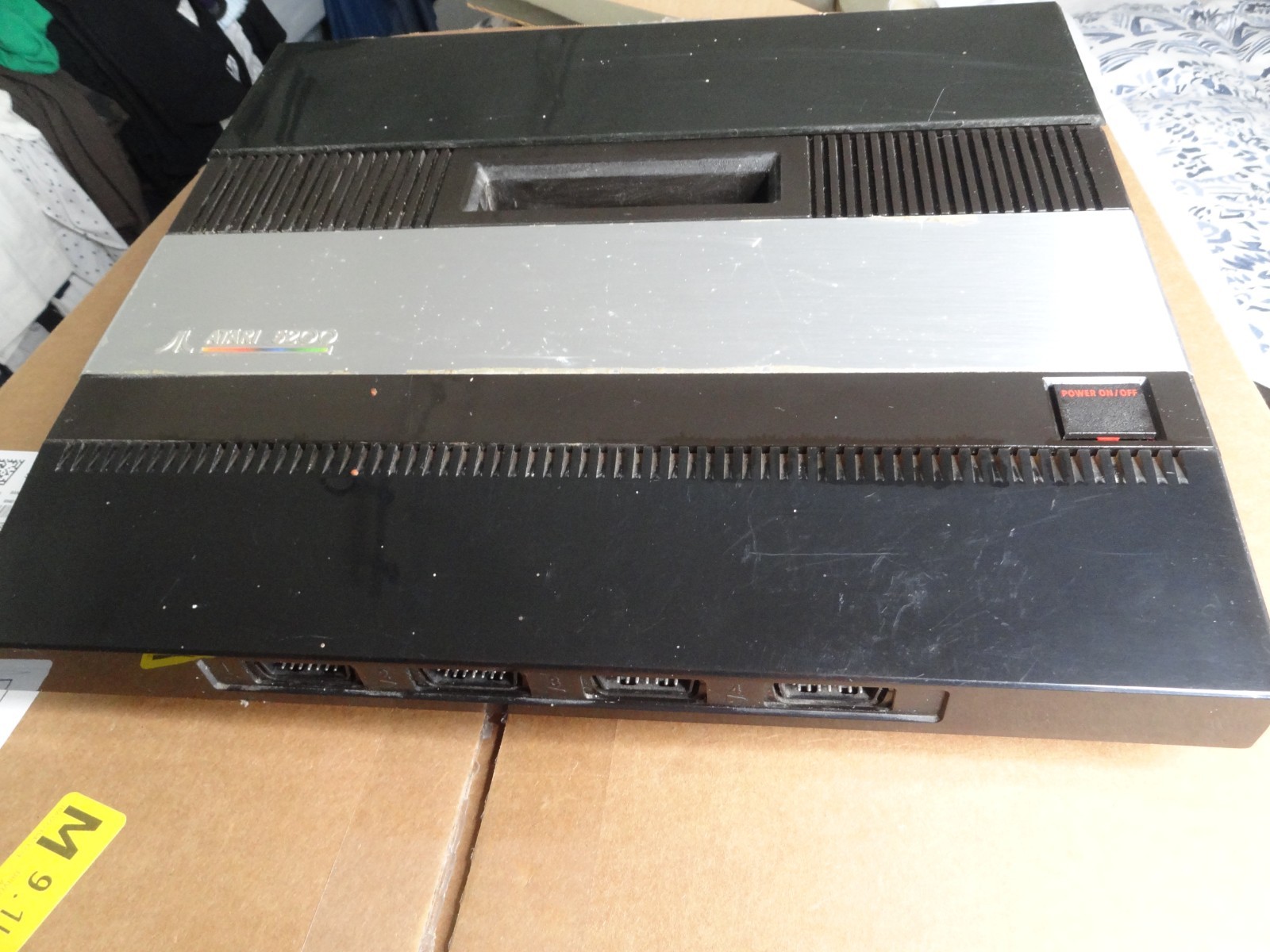 Atari 5200 Console 4-Port Bundle with 17 Games, power supply, RF Adapter READ!