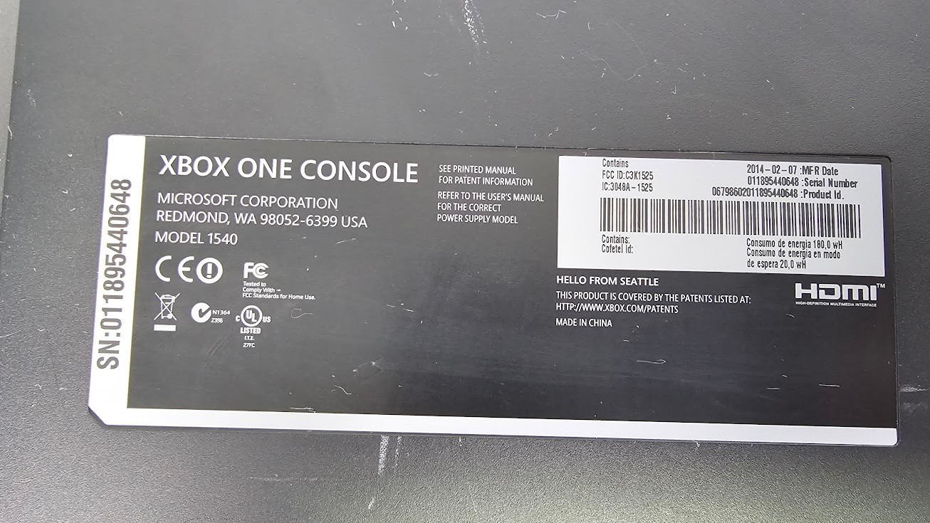 Microsoft Xbox One Console Bundle (1540) – Tested & Working