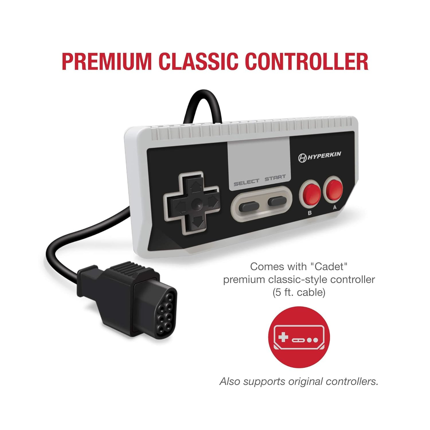 Hyperkin Retron 1 AV Gaming Console for NES (Gray) – NES