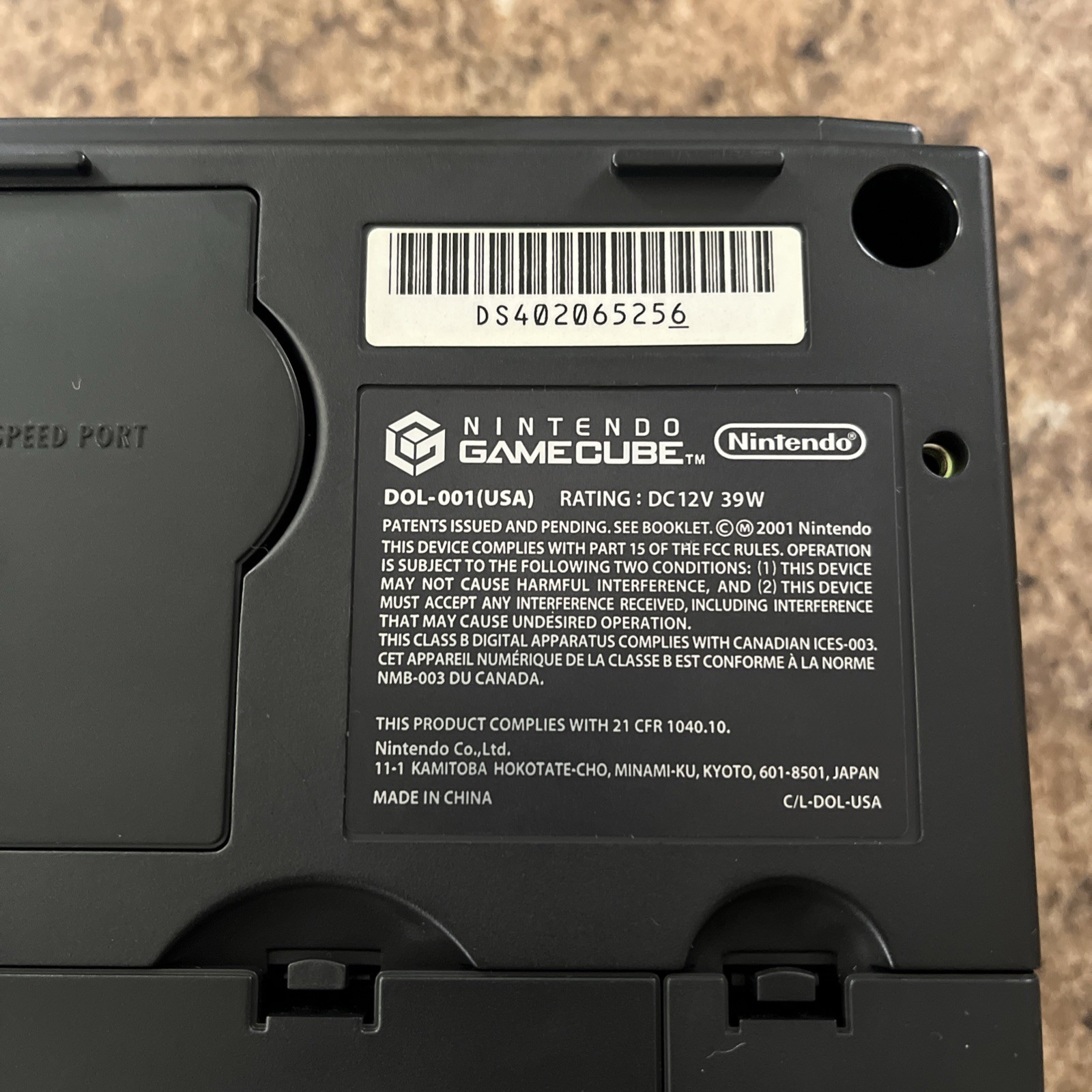 Nintendo GameCube Black Console Bundle (DOL-001) Blue LED/Replaceable Battery