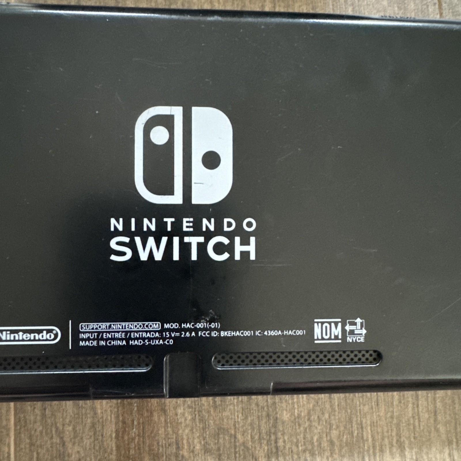 Nintendo Switch Handheld Console HAC-001 (-01) W/ Dock & Cables – TESTED WORKING