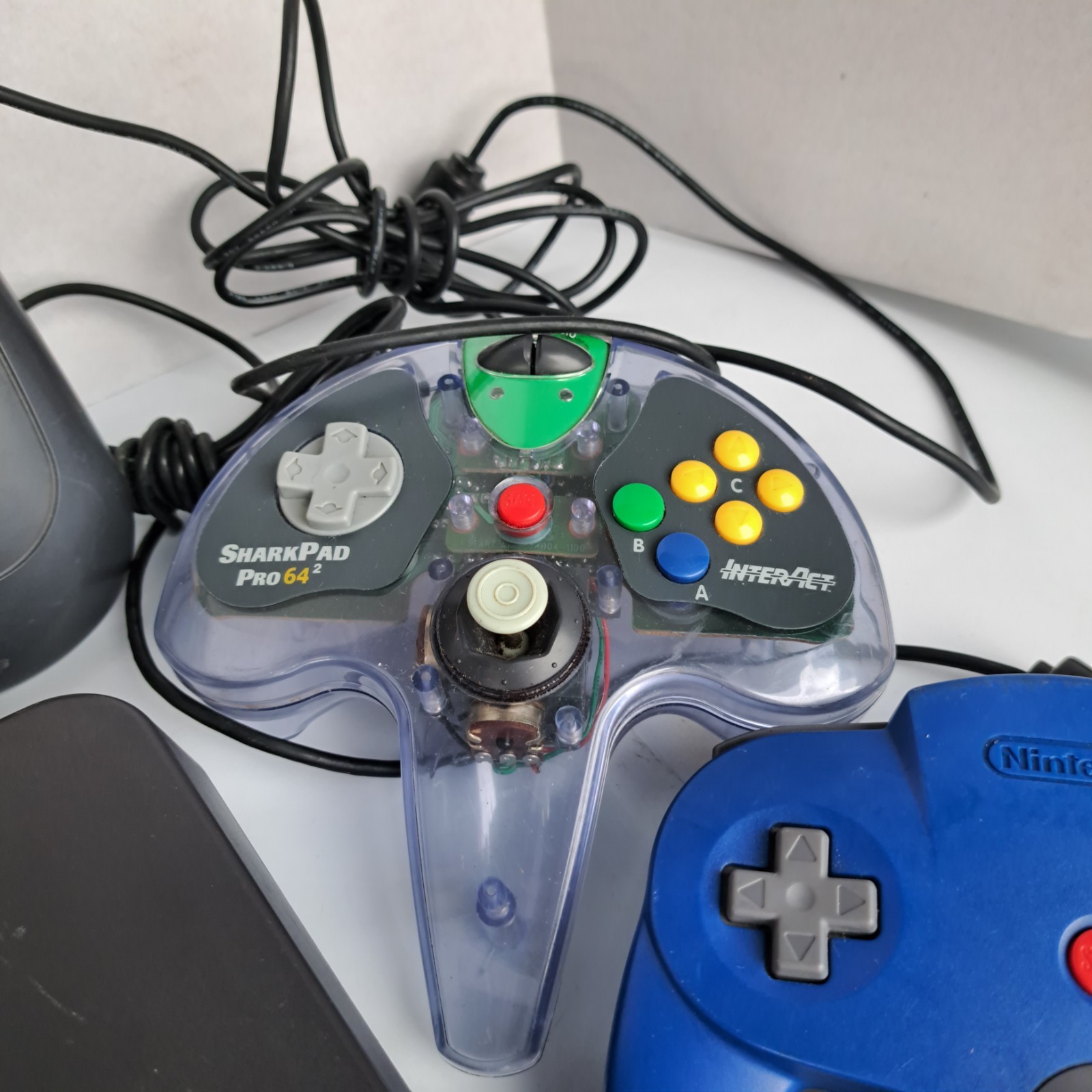 Nintendo 64 Console Arcade Shark Controllers Memory Expansion Pak RF Switch