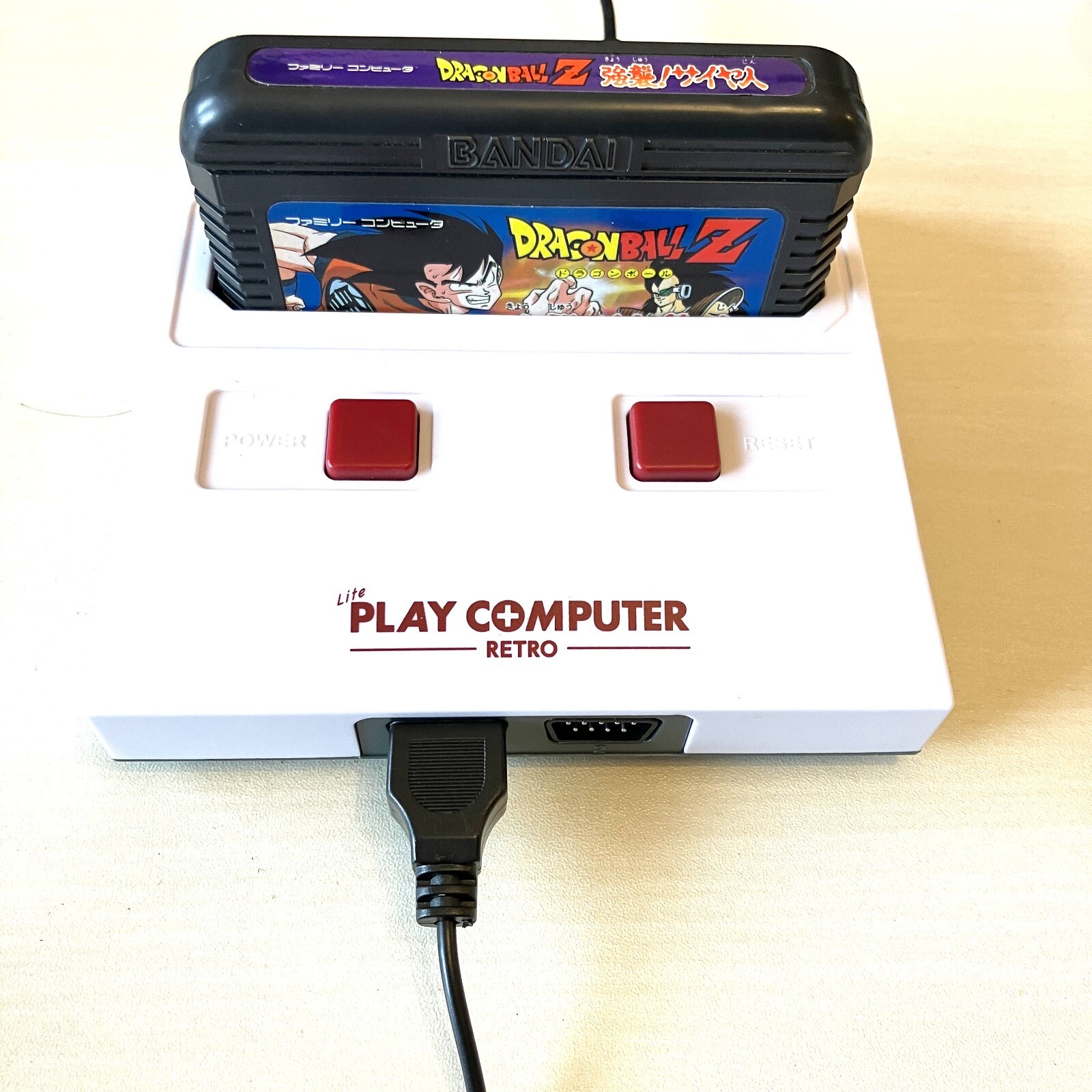 [Famiclone Japanese Console] Play Computer Retro 118 Boxed Famicom KTFC-004W New