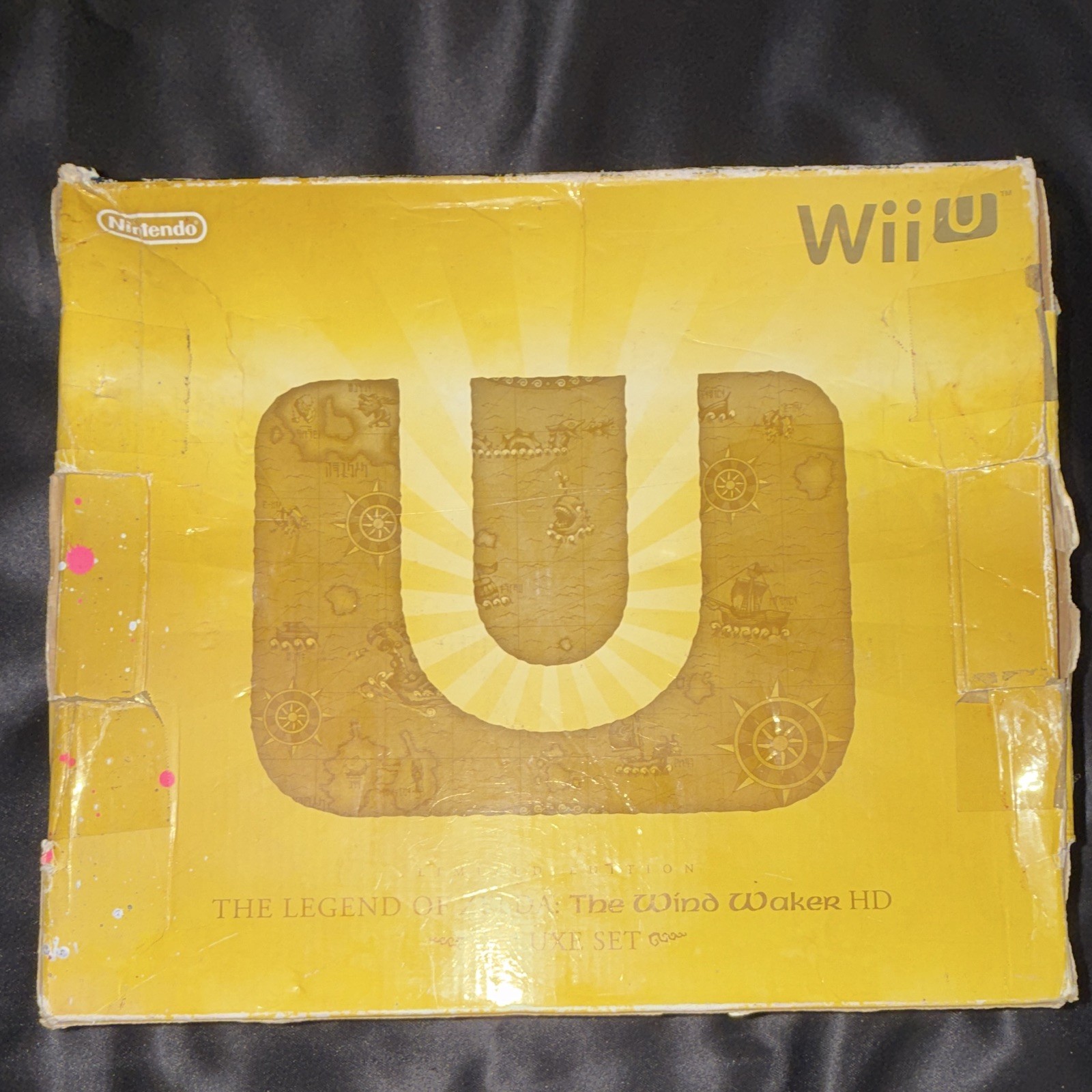 Nintendo Wii U Deluxe Set Wind Waker HD 32GB Black/Gold Console NTSC-U/C