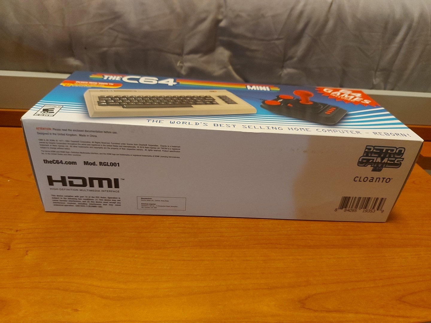 The C64 Mini Retro Console-Includes 64 Built-in Games & Joystick USA Version