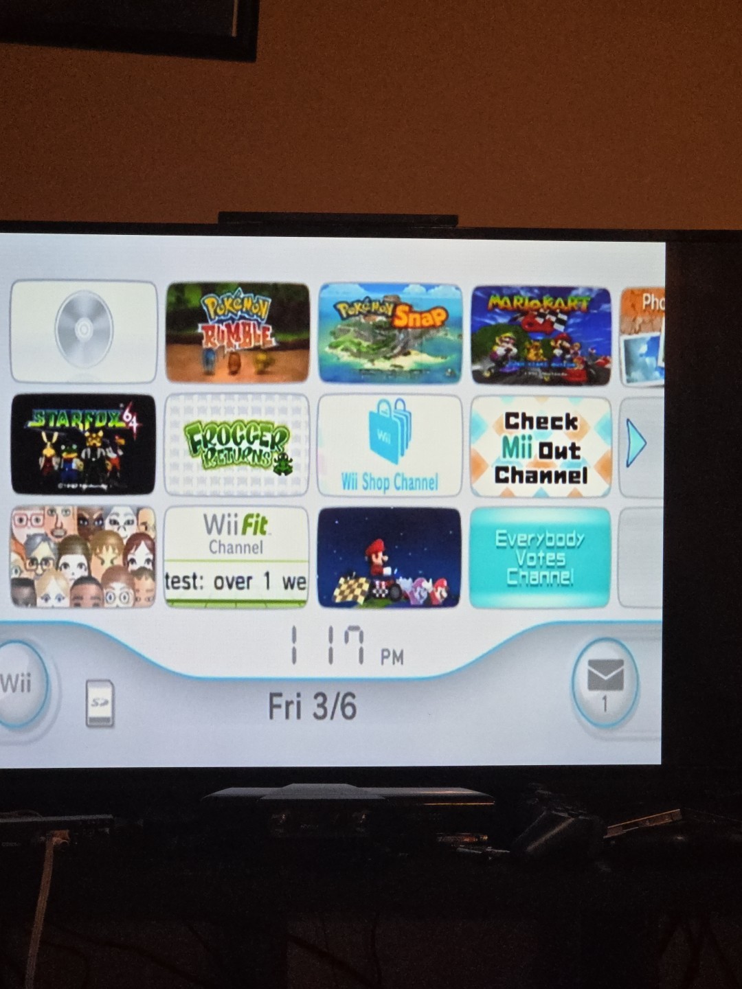 Nintendo Wii Console Bundle RVL-101 Tested Working 6 Games + Wii Sports