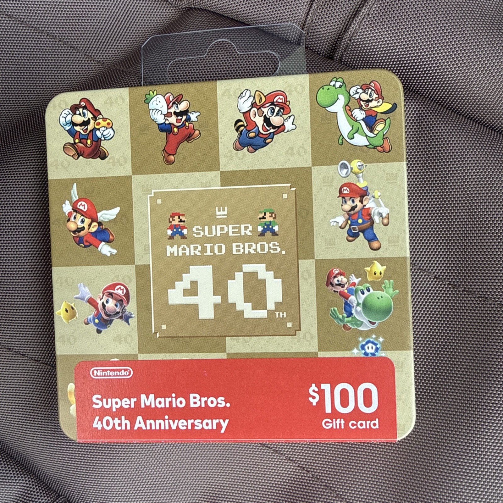 Super Mario Bros 40th Anniversary Nintendo $100 eshop gift card Target Steelbook