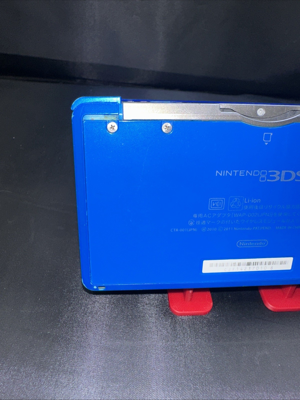 NINTENDO 3DS BLUE CTR-001(JPN) Working Bad Charge Port