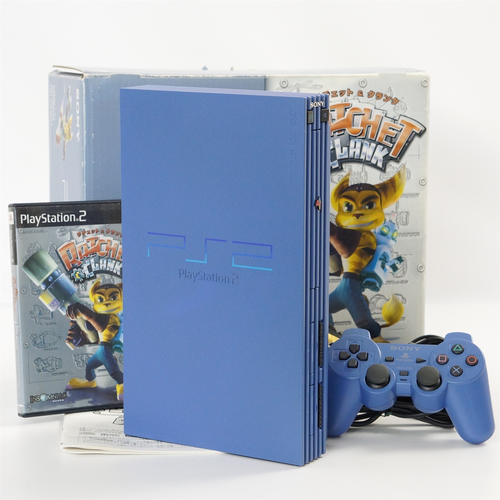 PS2 Console Ratchet Toys Blue 39000 TB Playstation 2 Tested System NTSC-J 052