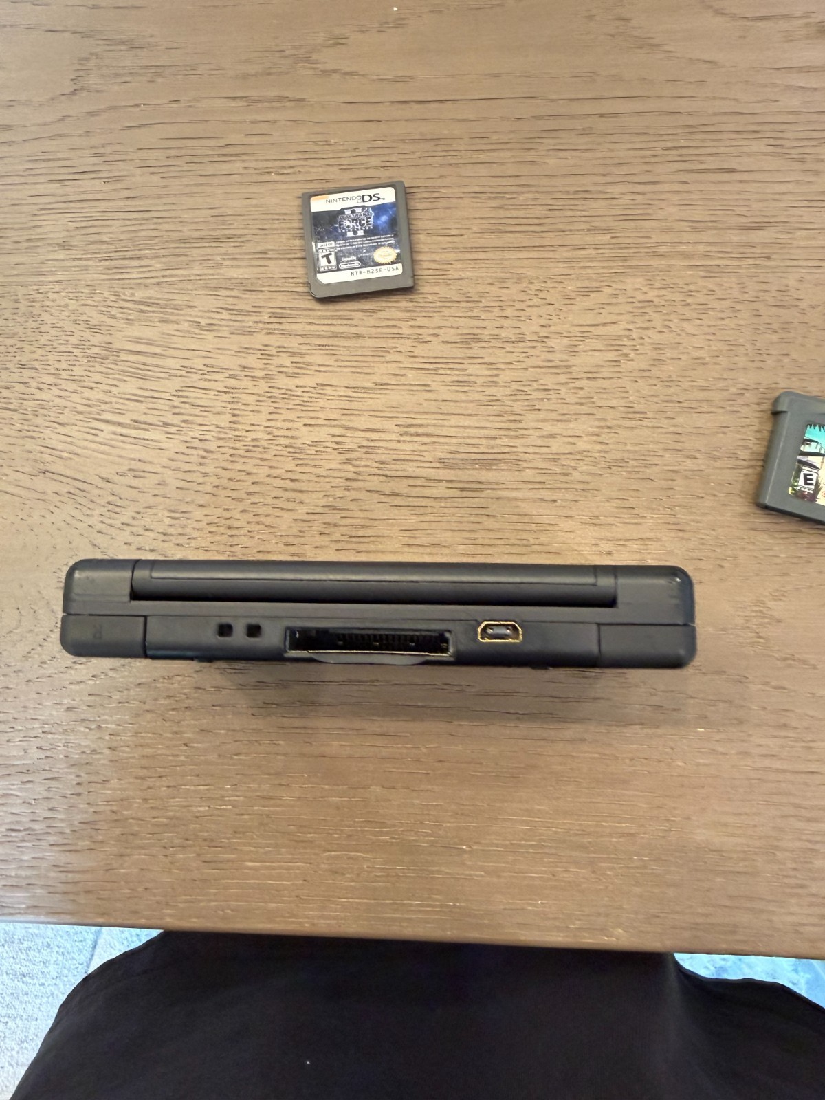 Nintendo DS Lite Console w/ 2 Games, Charger & Stylus – See Description