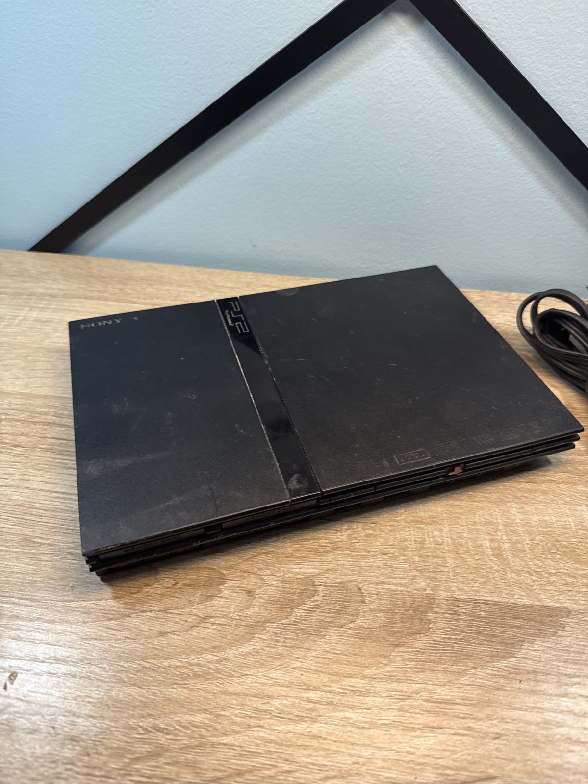 Sony PlayStation 2 Slim SCPH-75001 NTSC-U/C Composite USB DVD Playback TESTED