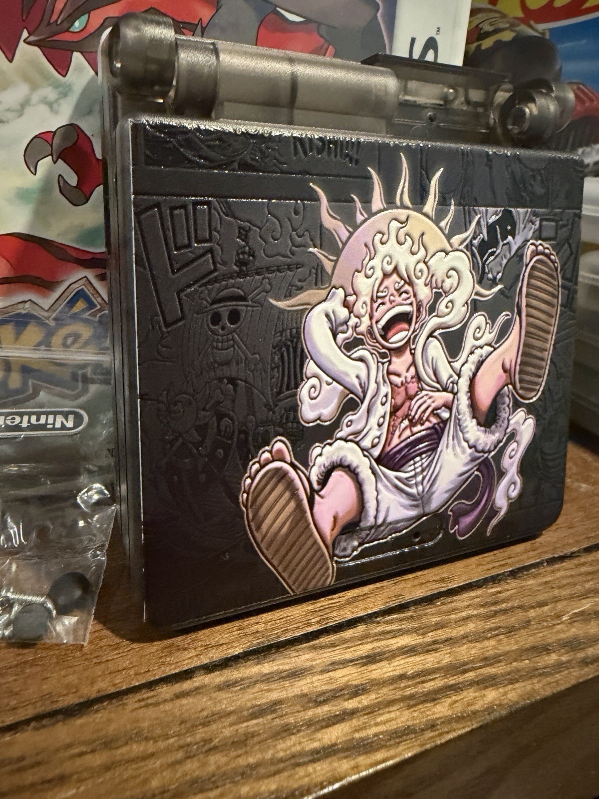 Gameboy SP Luffy Custom Shell . One Piece/ High Quality Replacement