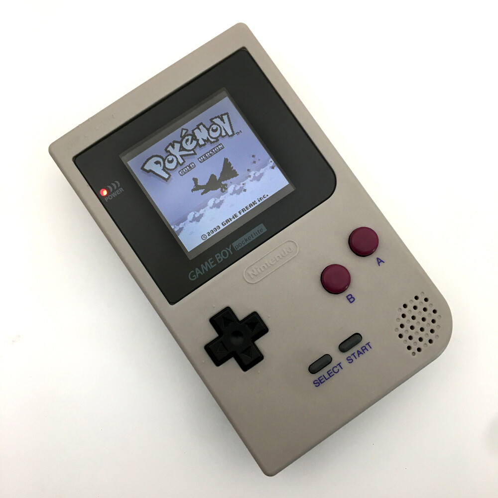 Gray 5 levels High Backlight Backlit LCD Screen Game Boy Pocket GBP Game Console