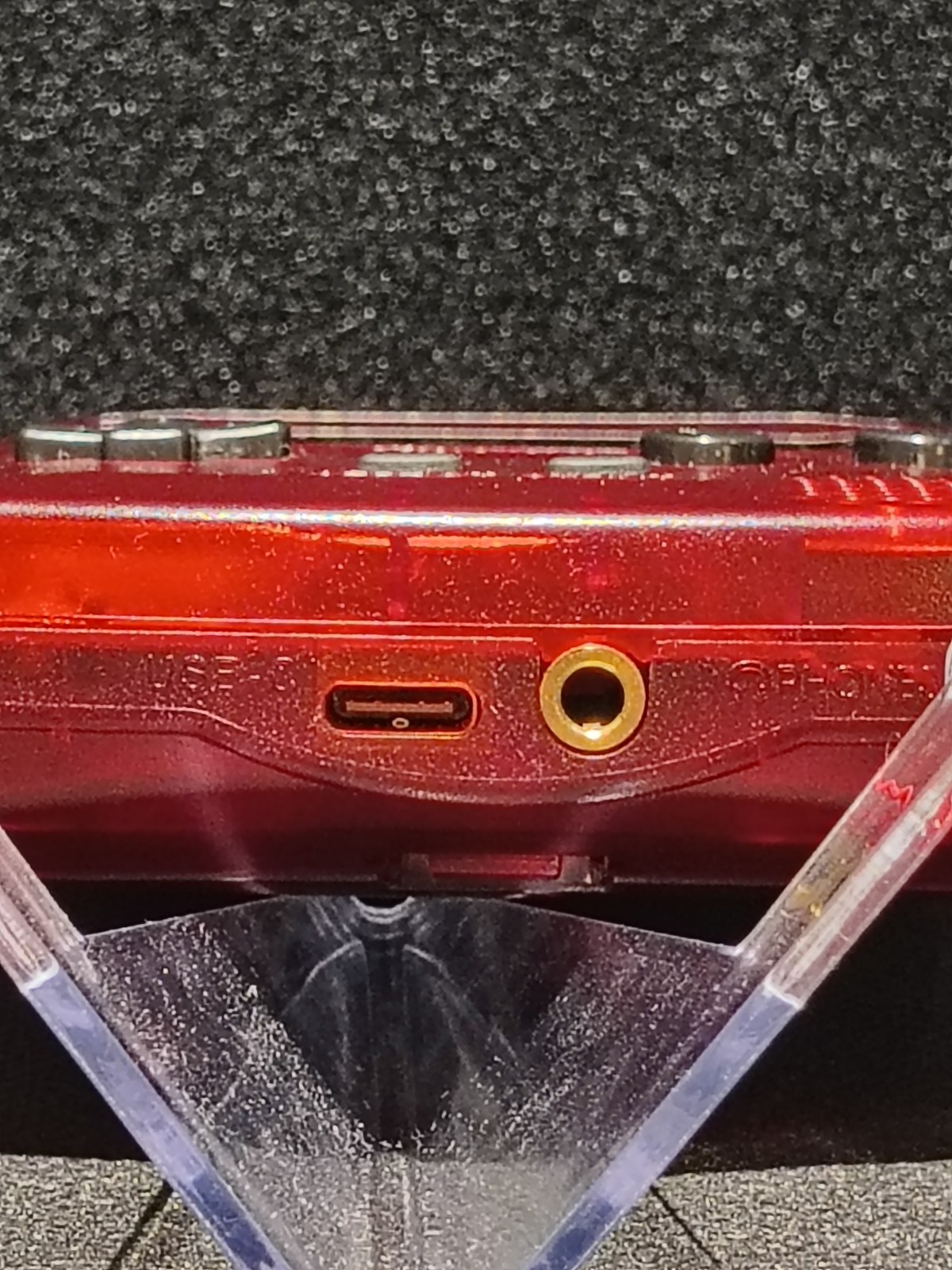 FPGBC Gameboy Color GBC USB-C Red Console OLED Screen included Flash Cart w/ 8GB