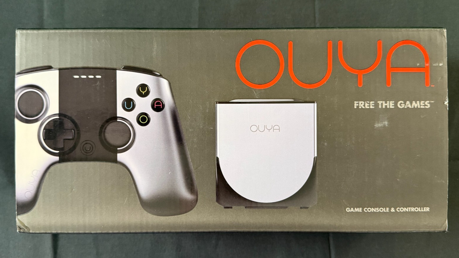 OUYA Console w/ Controller + Box – Tested Works – Retro Gaming Emulator Ready