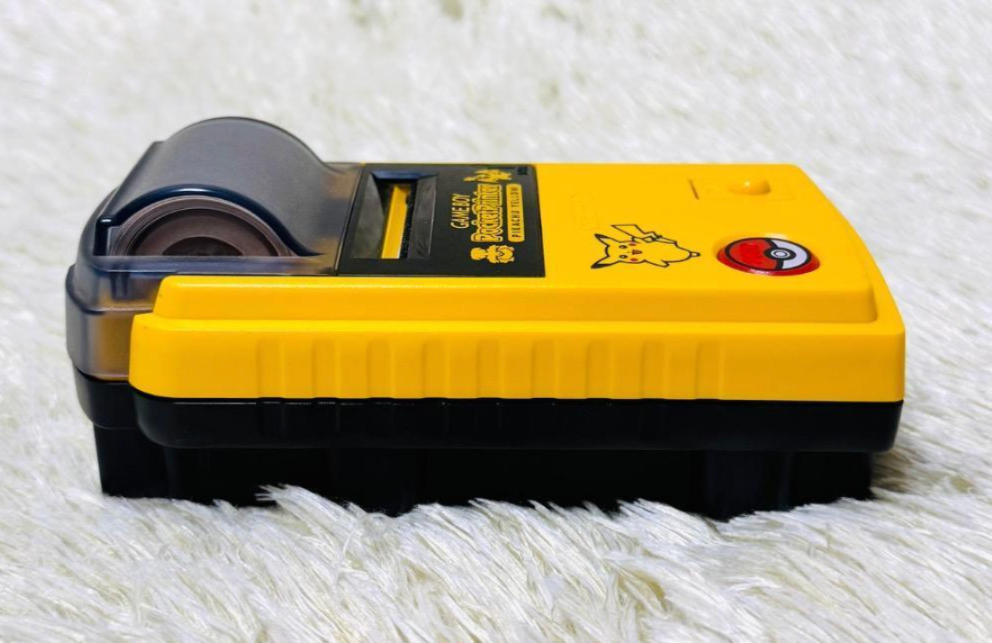 GameBoy Pocket Printer Pikachu Yellow MGB-007 Nintendo Tested