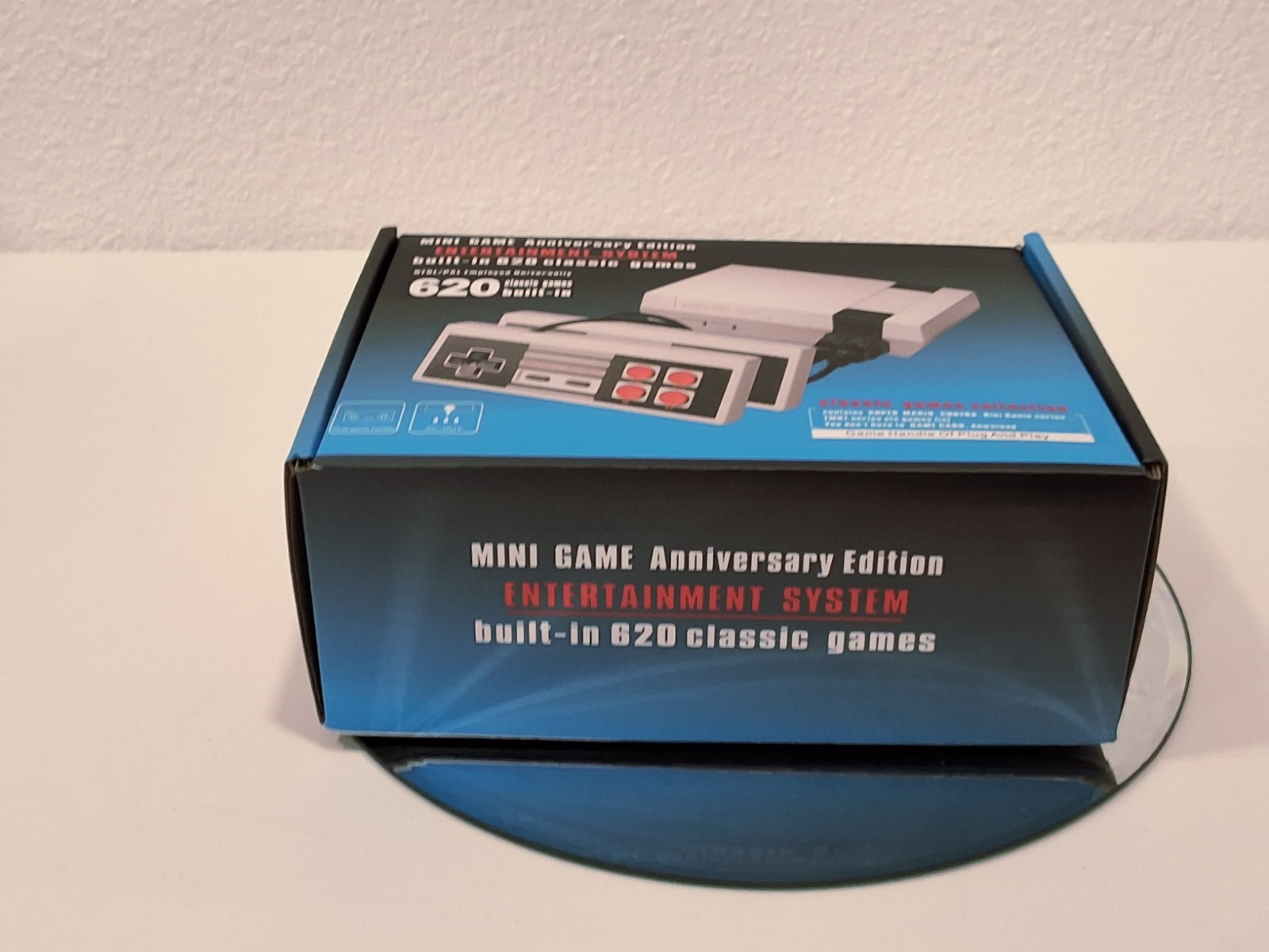 Mini Game Anniversary Edition 620 Console Built-in 620 Games AV OUT Gray Black