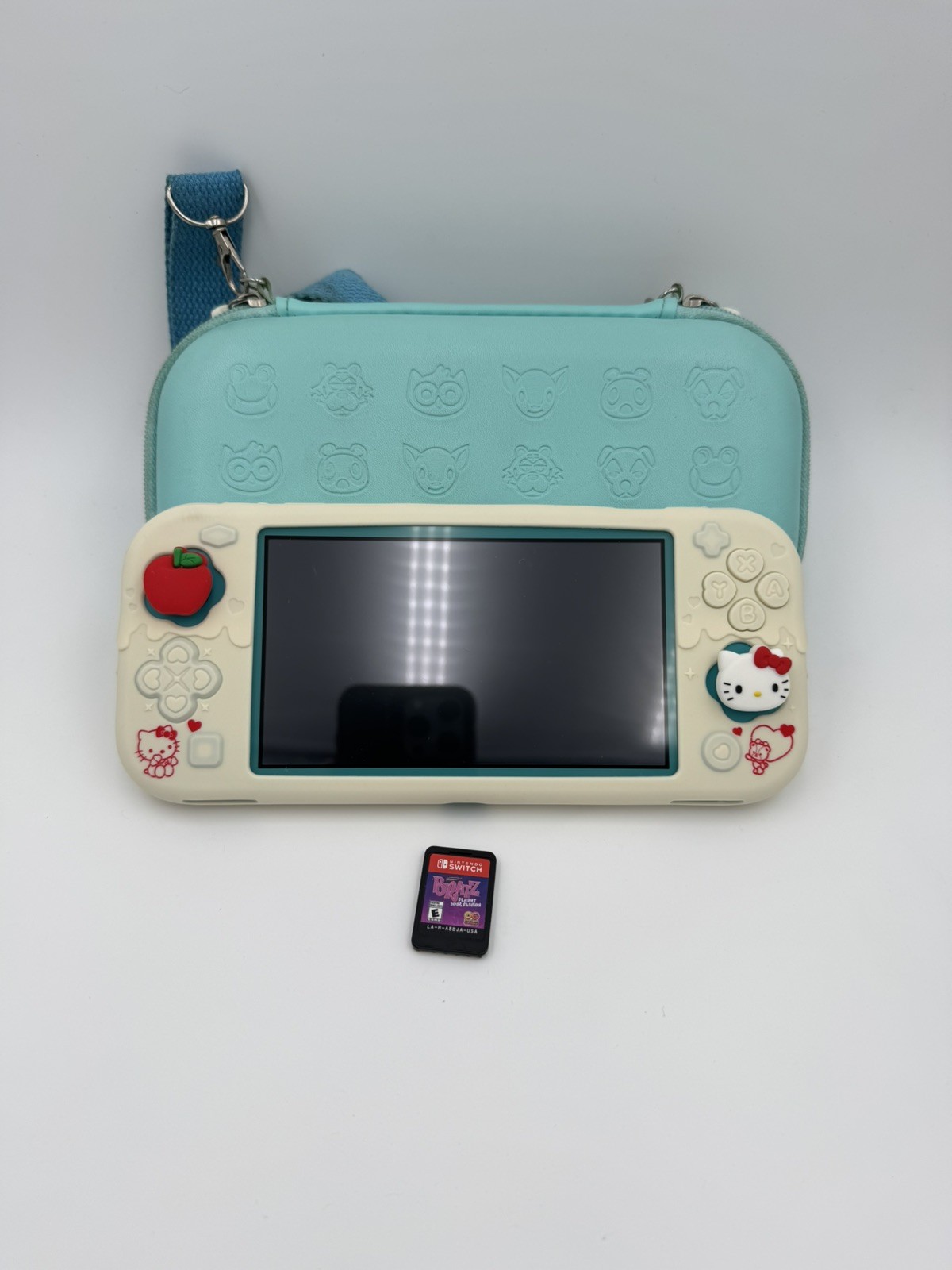 Nintendo Switch Lite Turquoise Teal 32GB Handheld Console W/Carry case