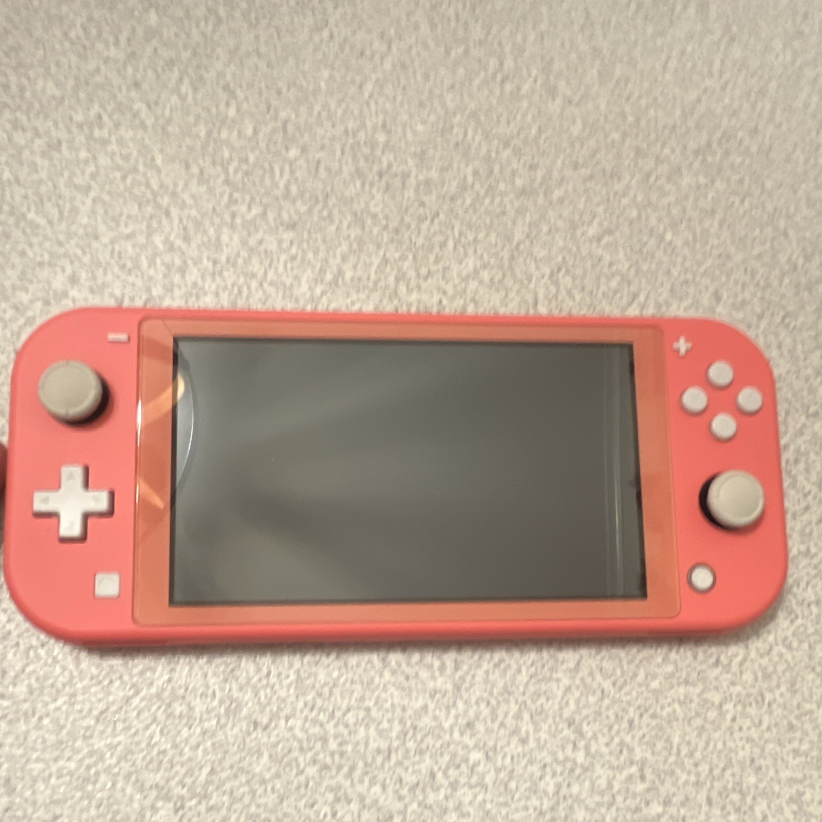 Nintendo Switch Lite Coral Pink + Charger. Mint Condition