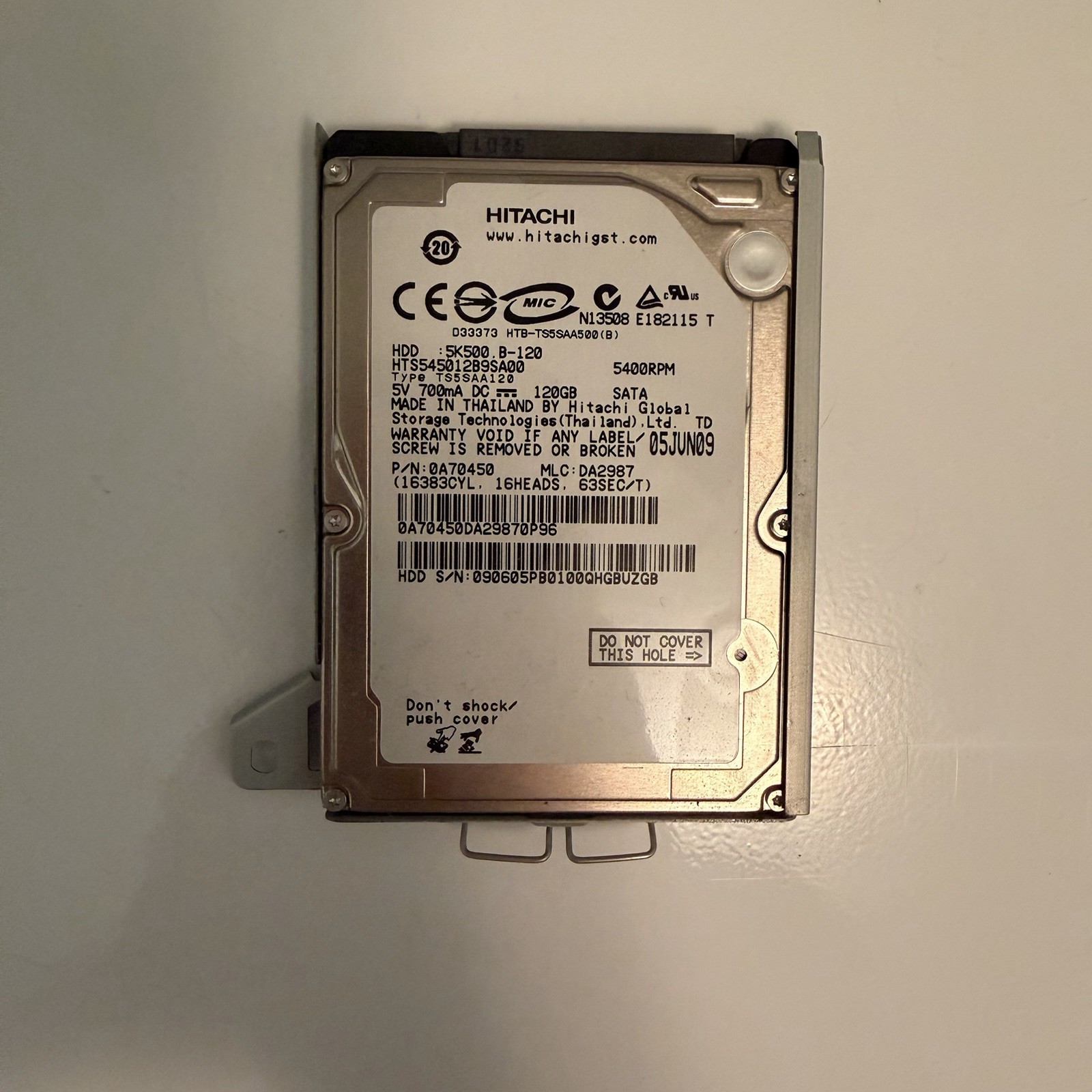 Sony PlayStation 3 Slim CECH2000A 120GB HARD DRIVE READ