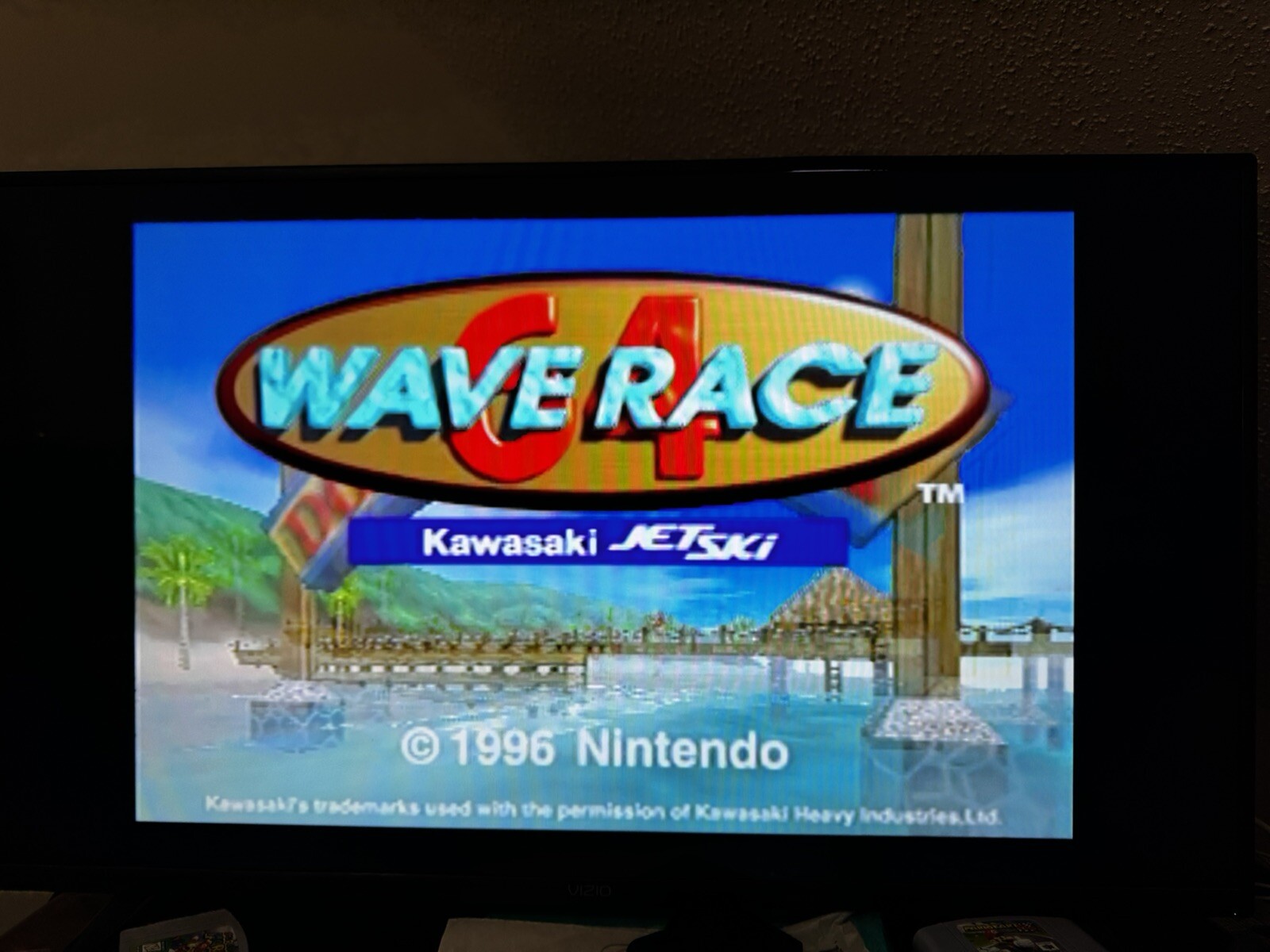 N64 Nintendo 64 Console USA with one CONTROLLER, power adapter and AV cable