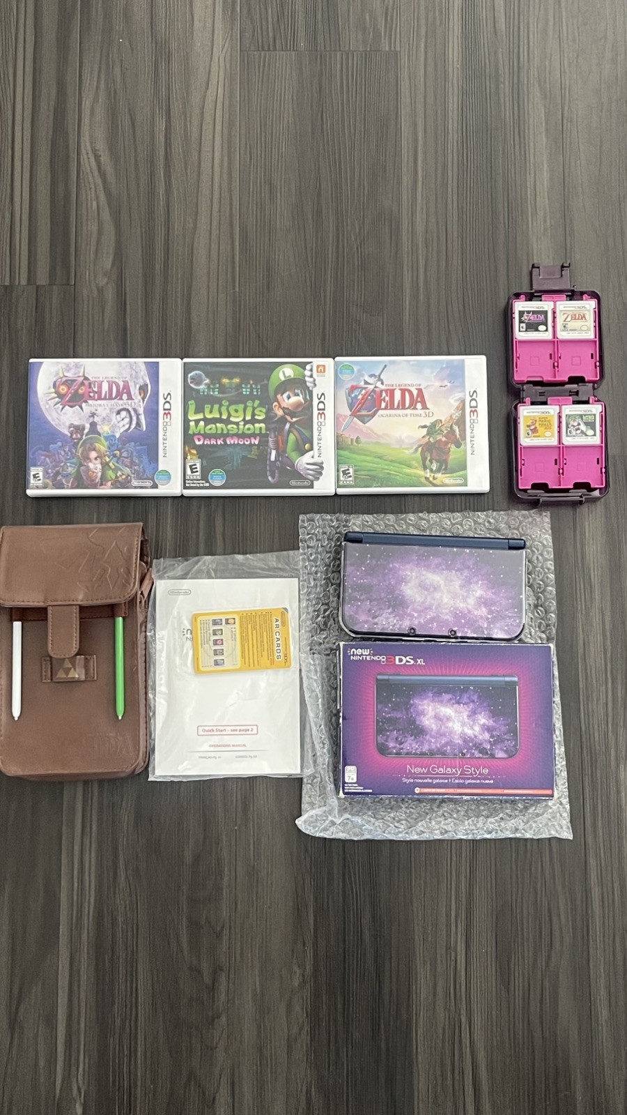 New Nintendo 3DS XL Galaxy Edition Handheld System Console Purple