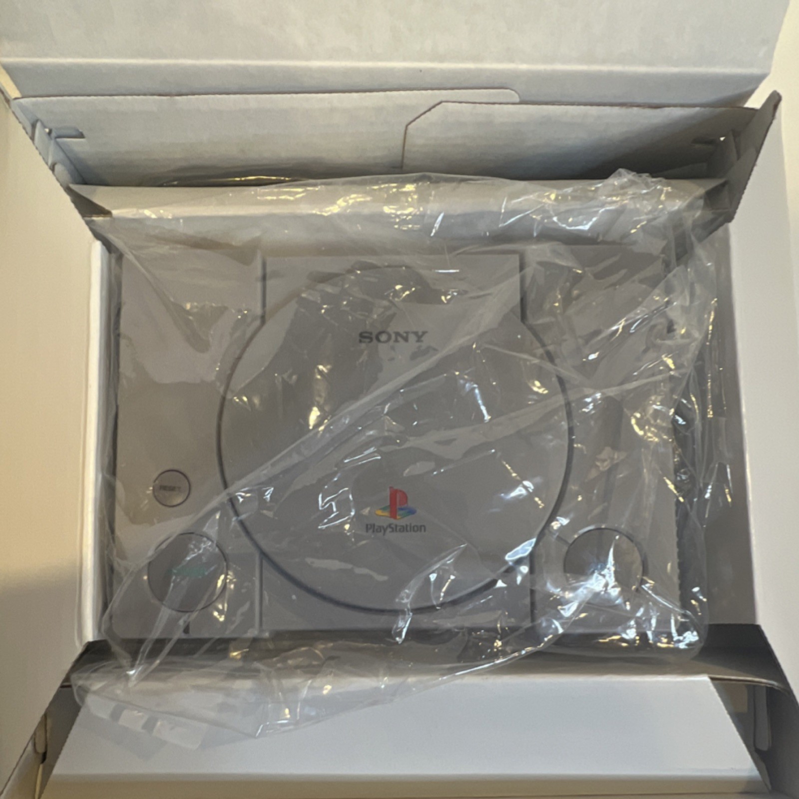Sony PlayStation Classic Microconsole Gray 20 Preloaded Games 2 Controllers NTSC