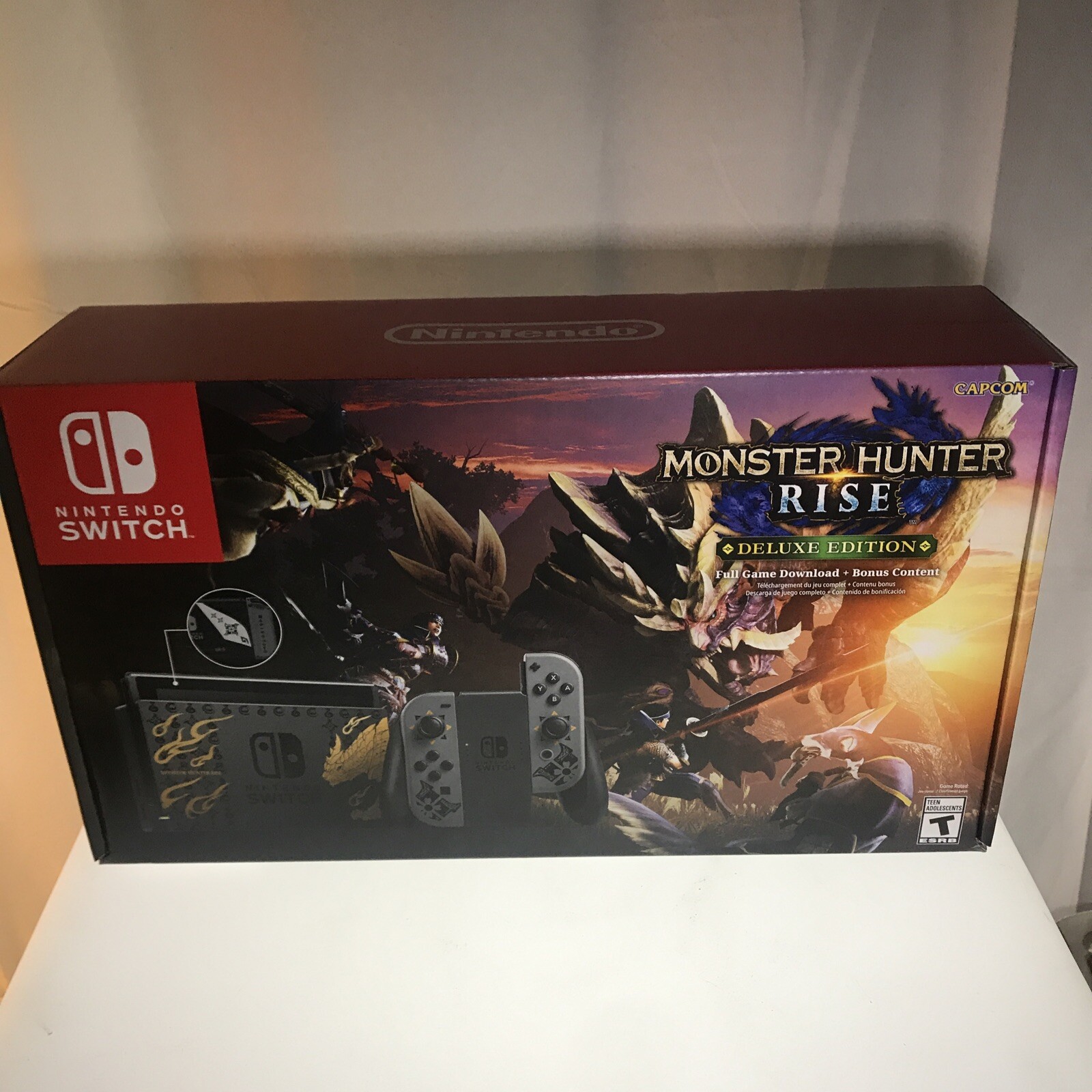 Nintendo Switch Monster Hunter Rise Deluxe Edition Console Fast Shipping 🔥🔥🔥