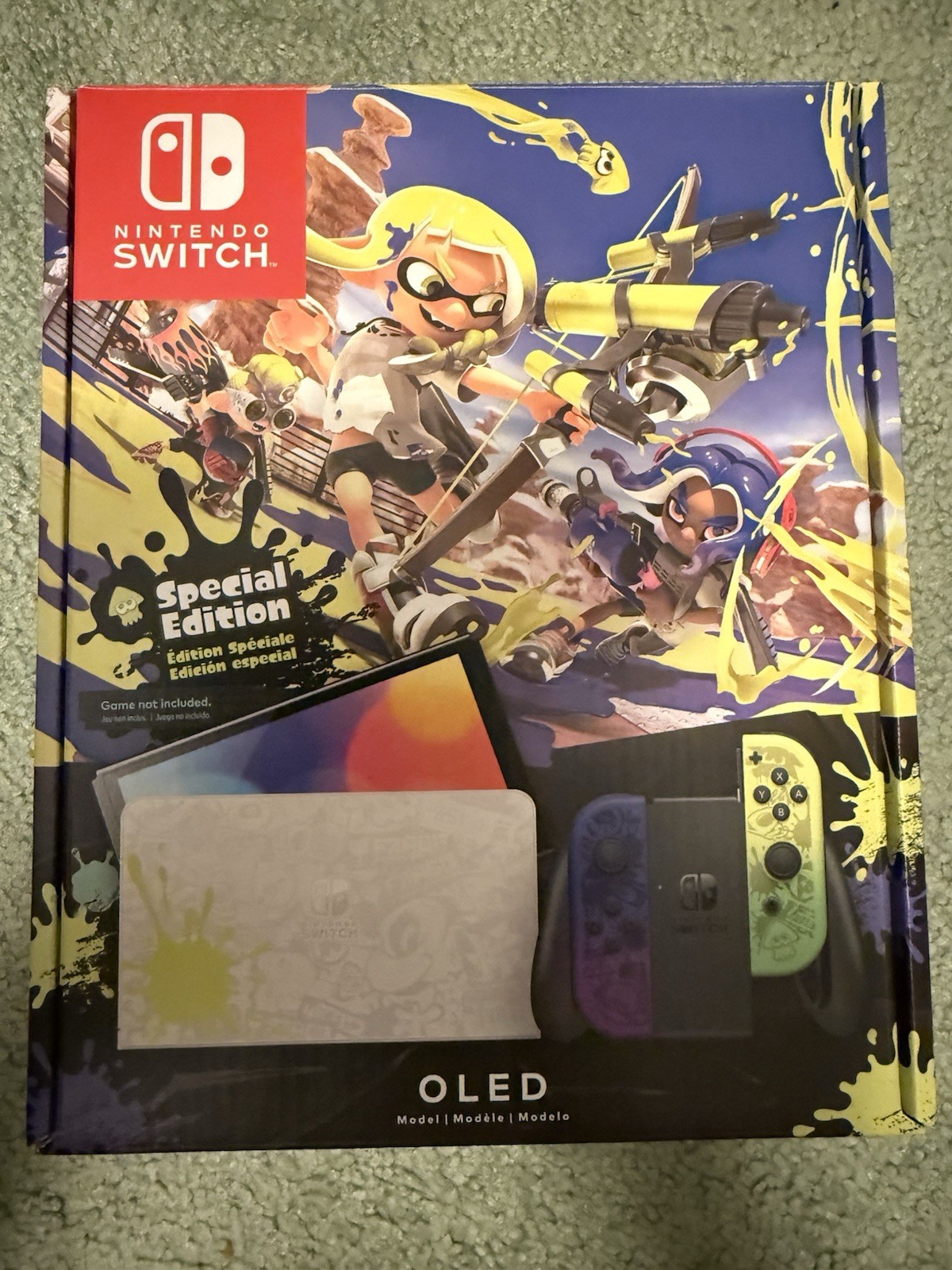 Nintendo Switch (OLED Model) Splatoon 3 Edition Video Game Console – 64GB