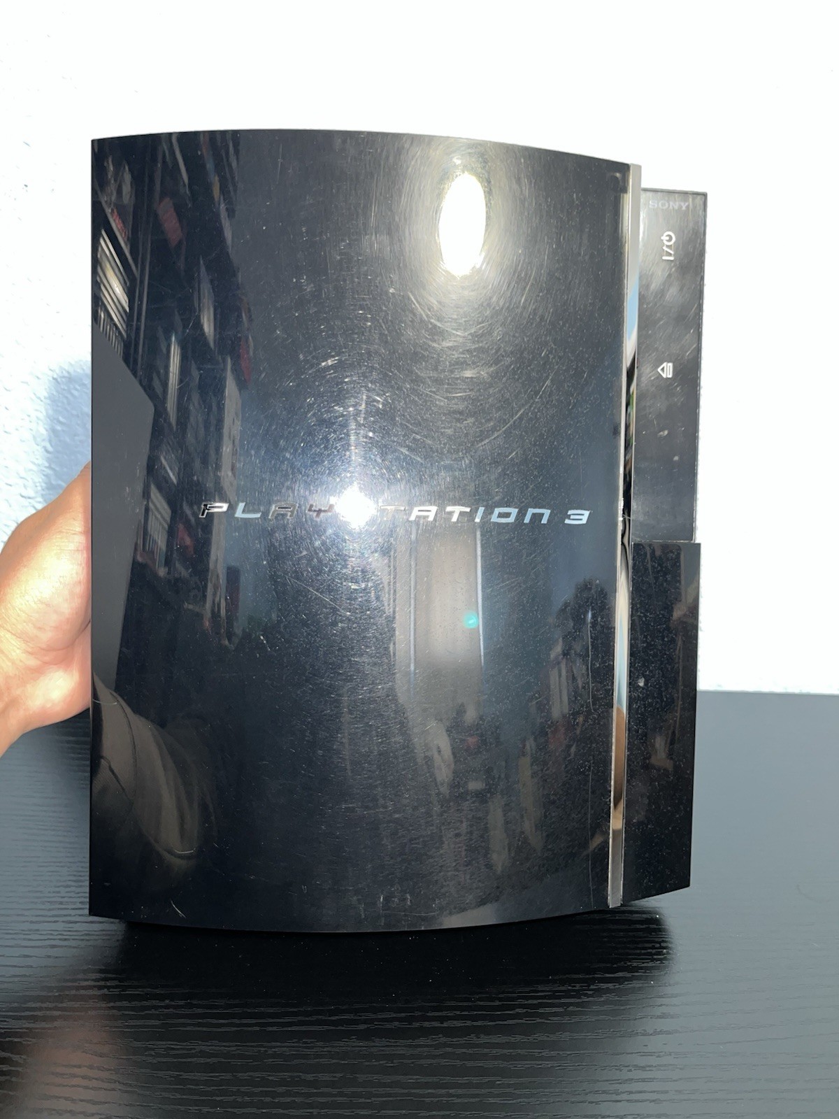 Sony PS3 Backward Compatible 80GB Model CECHE01MG Metal Gear Solid 4 Box No Game