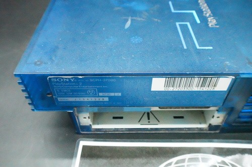 Junk PlayStation PS2 SCPH-37000 Ocean Blue JAPAN