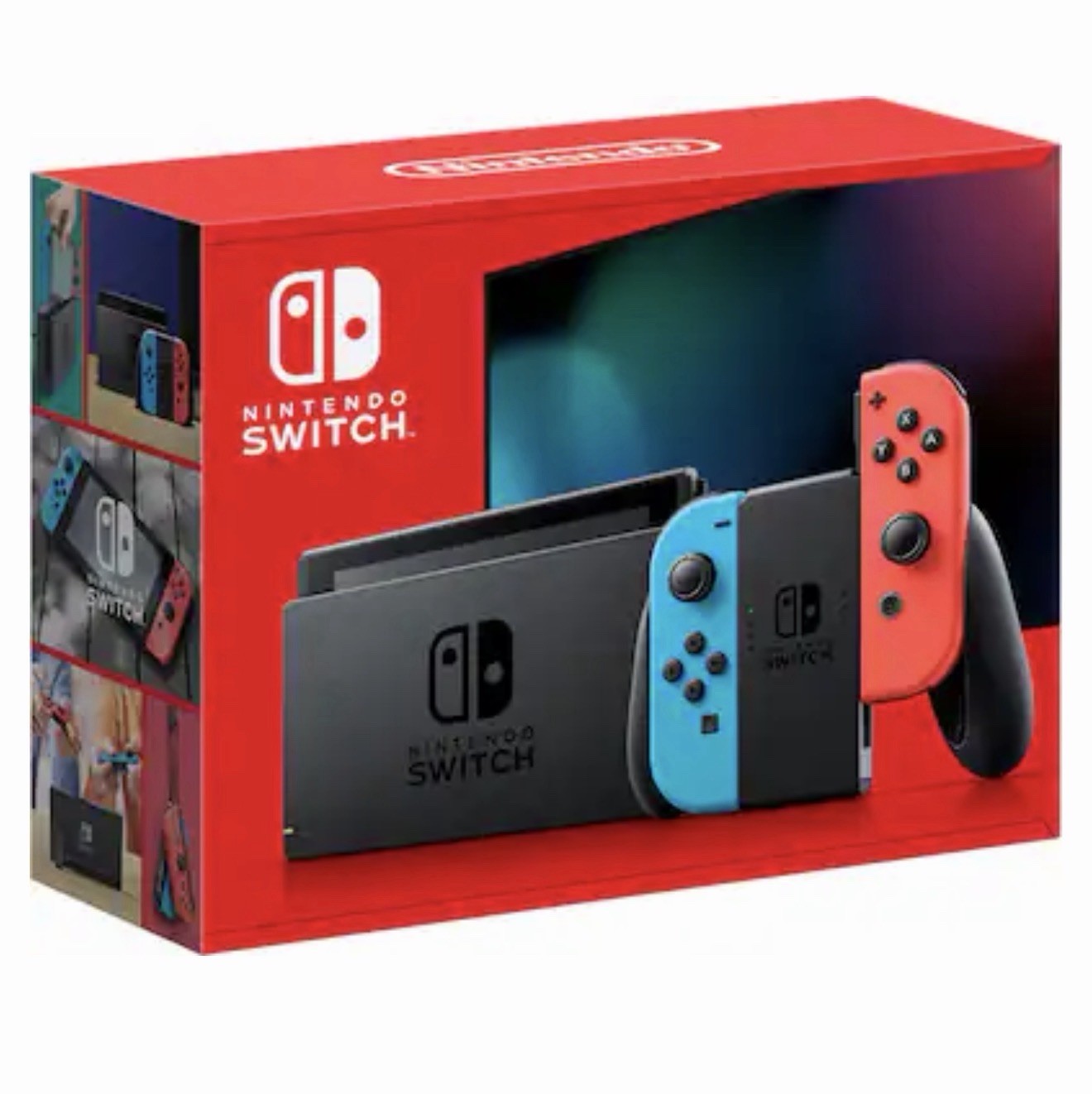 Nintendo Switch Console Gray w/ Dock Neon Blue/Red Joy-Con 32GB 1080p Wi-Fi