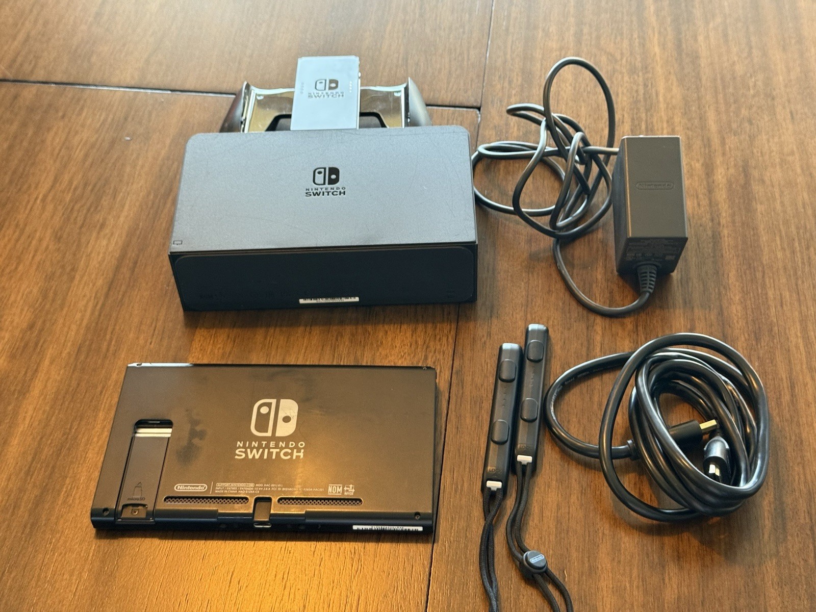 Nintendo Switch Console Tested And Working HAC-001 With Dock Charger Grip HDMI