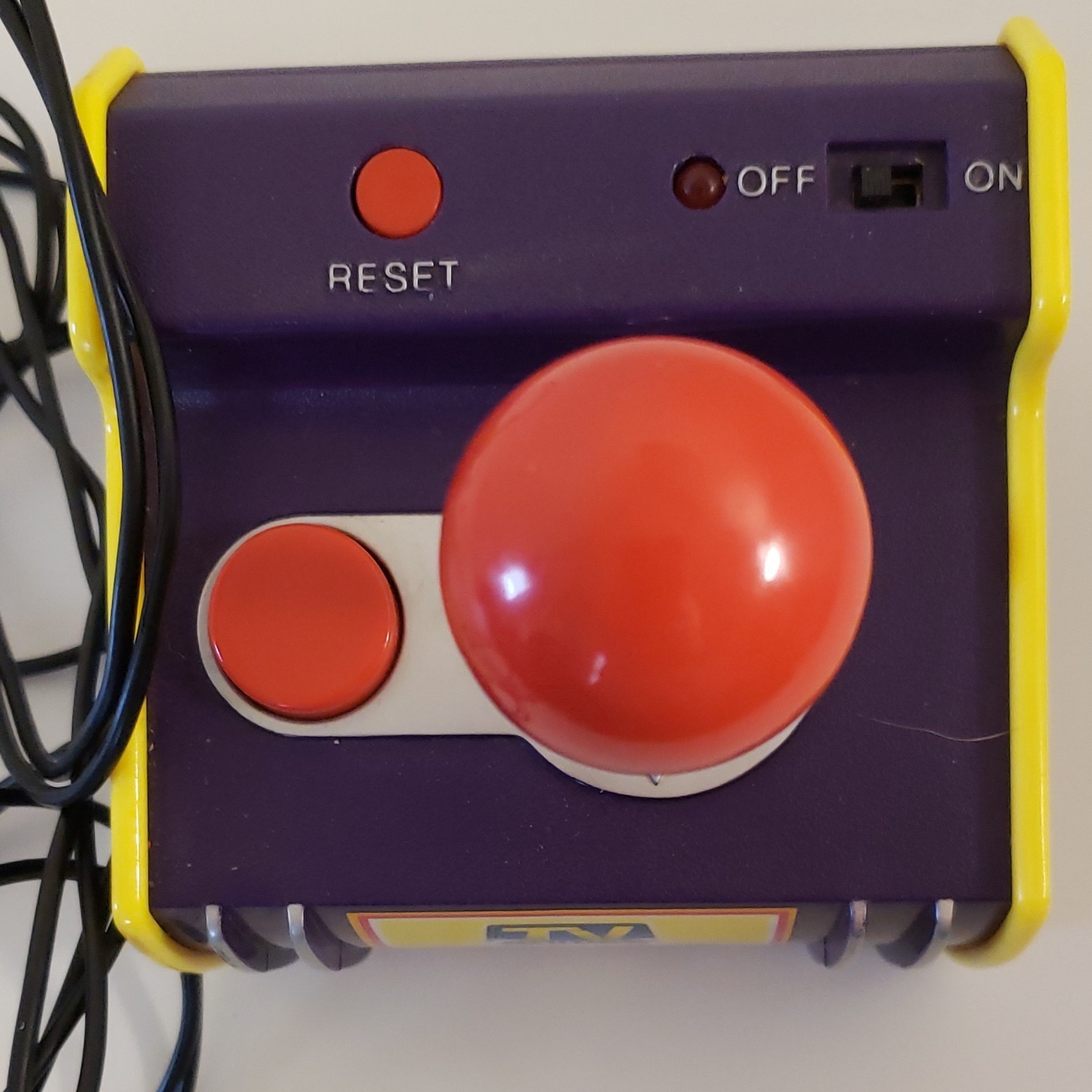 Namco TV Games Plug & Play Microconsole Yellow Purple Red Composite RCA-Vintage