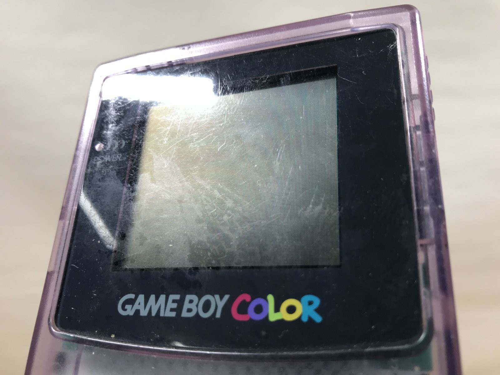 GameBoy Color Clear Purple Console Boxed Nintendo Japan – Tested Working LG9228