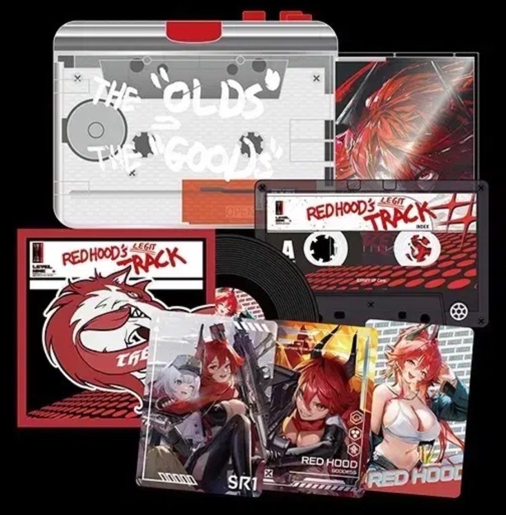 AGF2025 Goddess Of Victory NIKKE Red Hood’s Legit Track Rewind Cassette Player!!