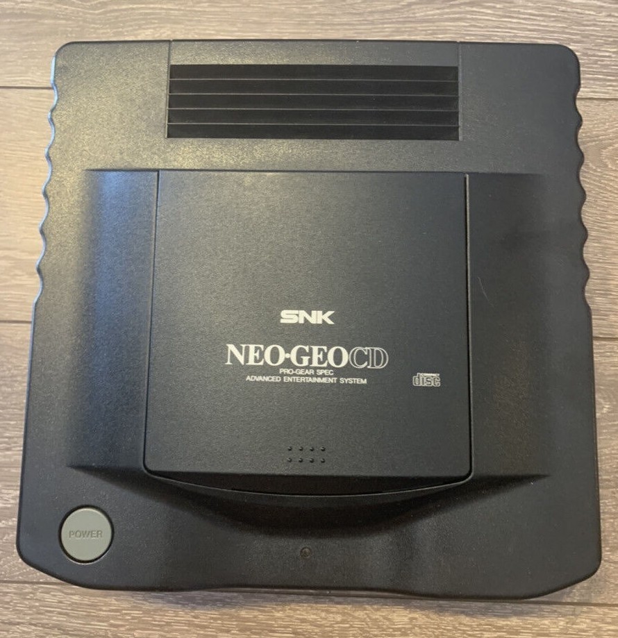 SNK NEO GEO CD Console System CD-T01 Used Tested NEOGEO Made in Japan Retro Game