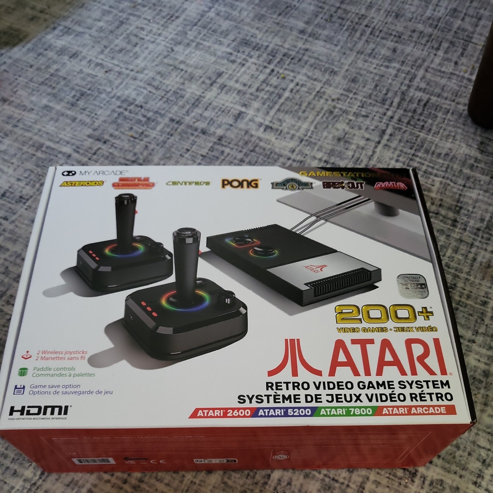 My Arcade Atari GameStation Pro Plug N Play Video Game Console, 200+ Games NIB