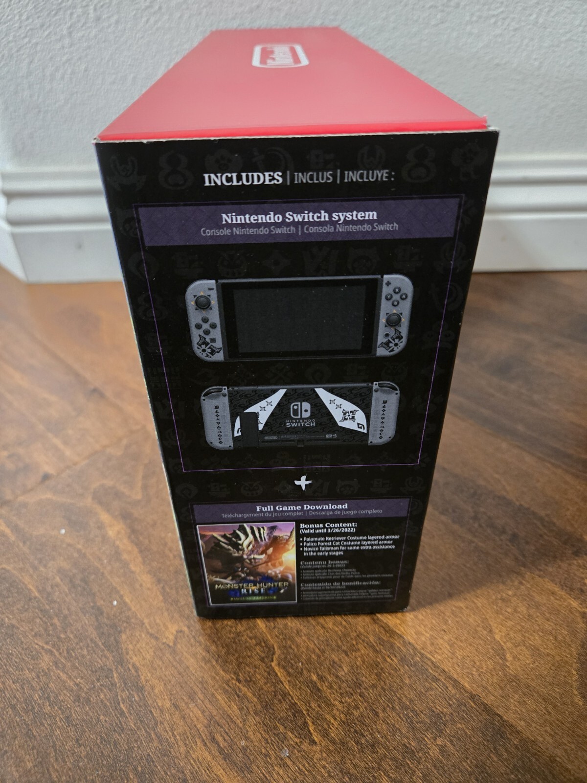 Nintendo Switch Console Monster Hunter Rise Deluxe Edition + Full Game Download