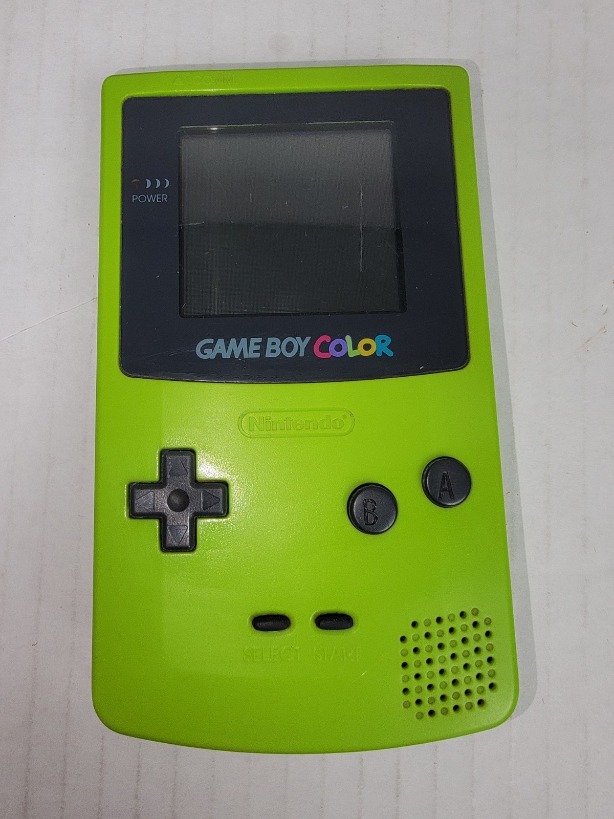 Nintendo Game Boy Color Kiwi Lime Green CGB-001 Console & Game
