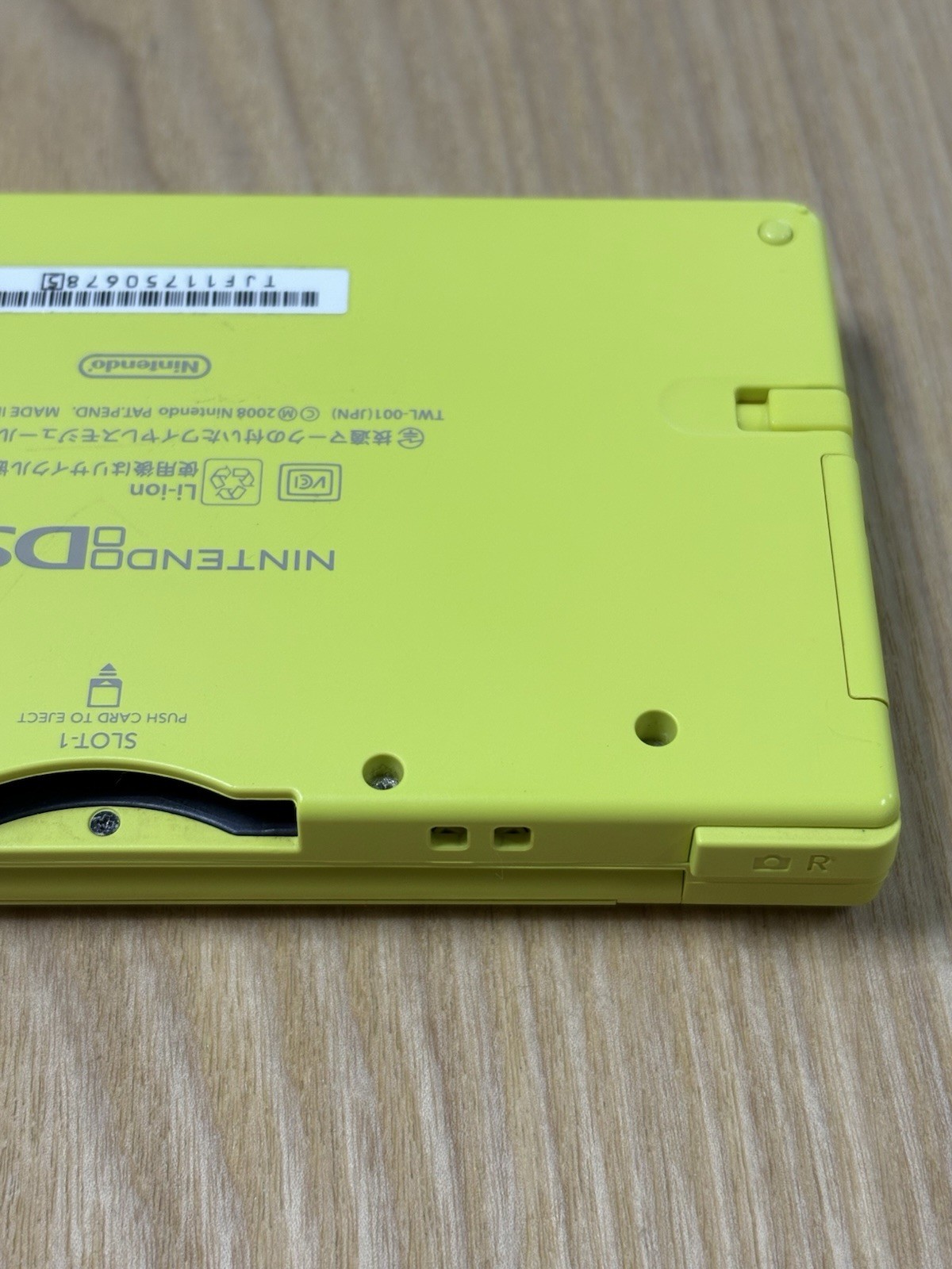 Nintendo DSi Lime Green Handheld Console Tested Working Japan